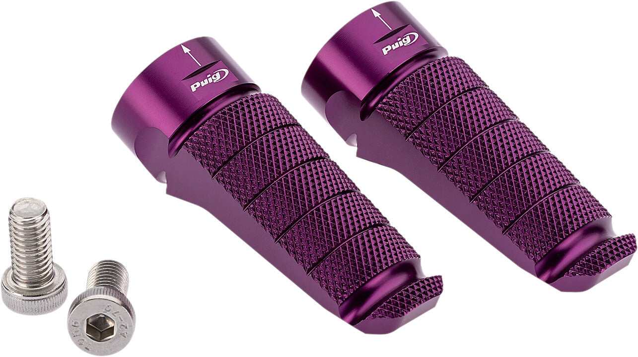 FOOTPEGS RACING PURPLE PAIR