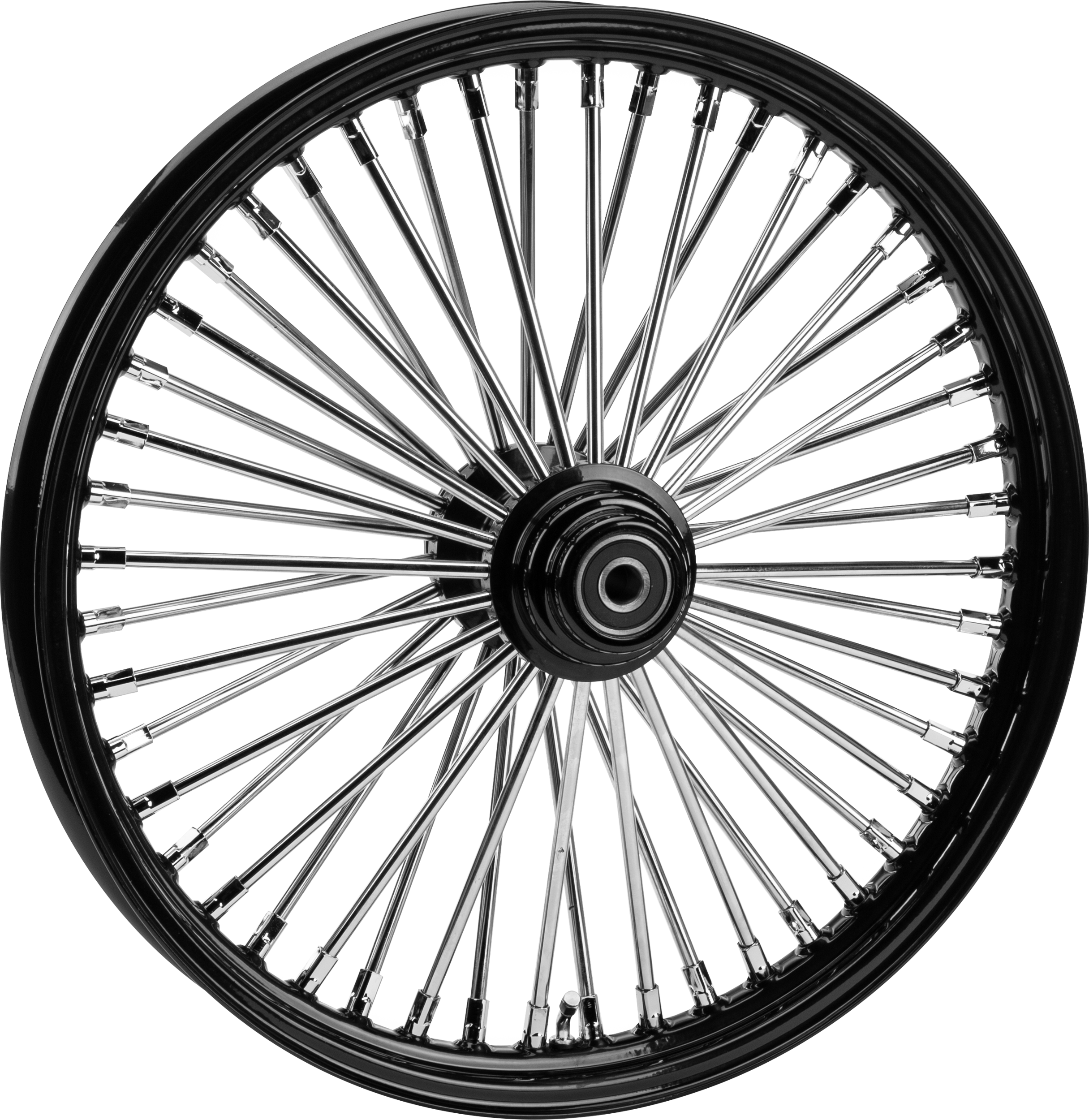 FR 48-SPK SD BLACK 21X2.15 WG-HUB 3/4" AXL 00 LTR