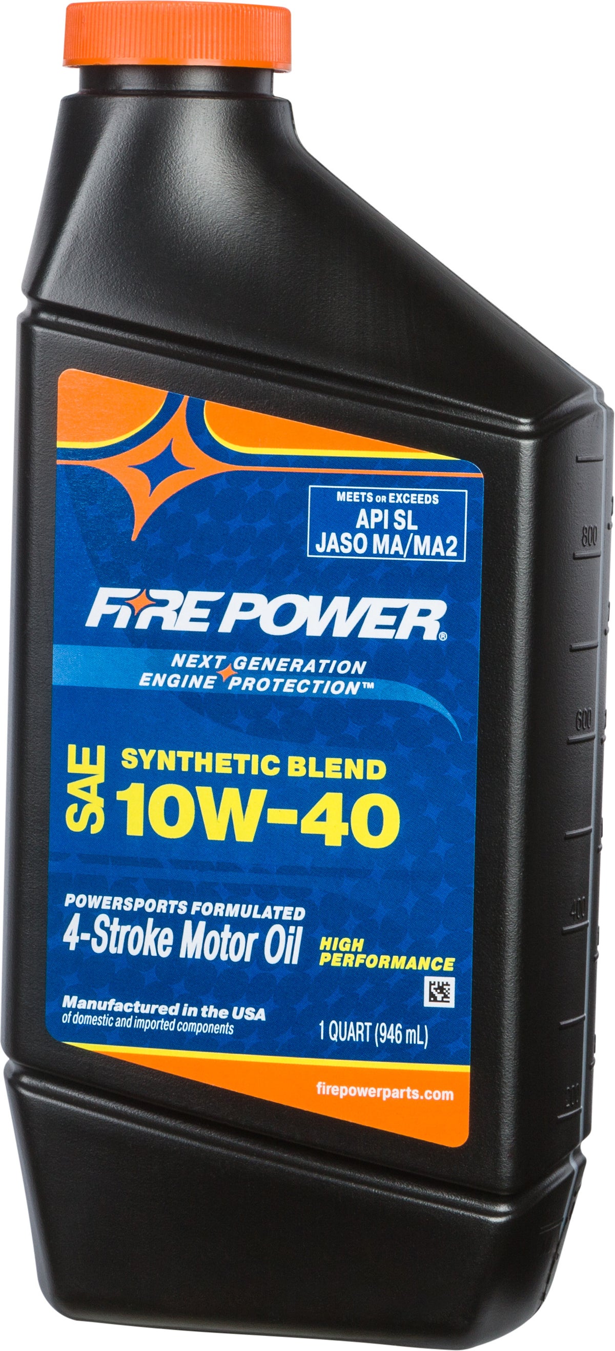 SYNTHETIC BLEND OIL 10W40 4T 1 QT (12/CASE SOLD EA)