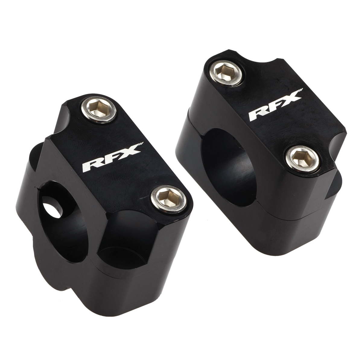 HANDLEBAR ADAPTOR KIT BLACK UNIVERSAL 7/8" TO 1 1/8"