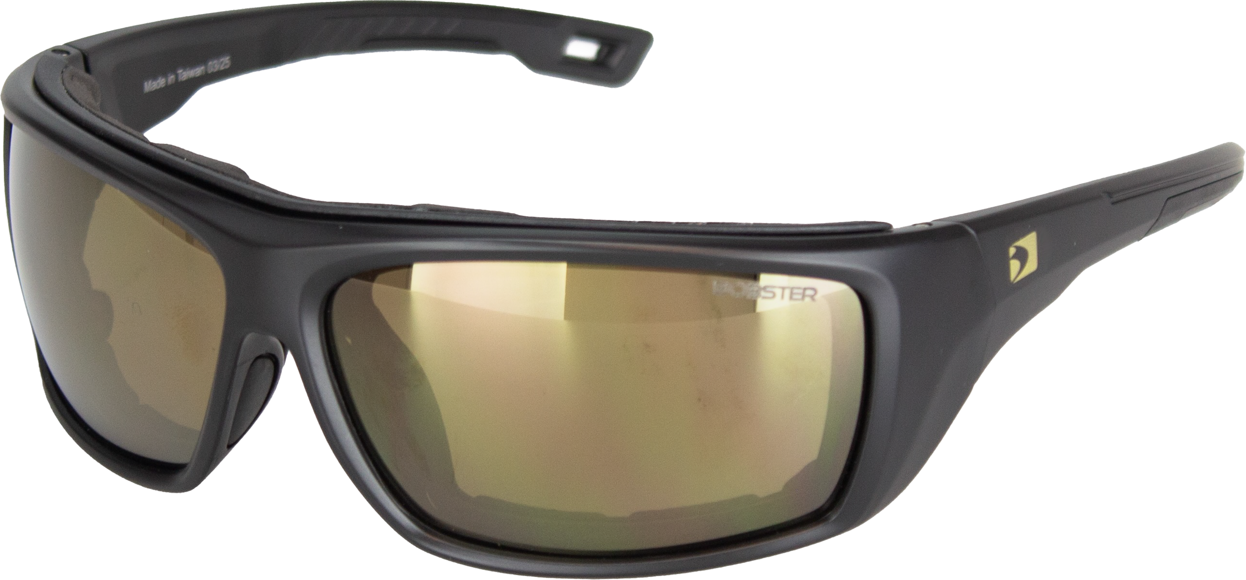 DEADWOOD SUNGLESSES M BLK BROWN REVO LENS