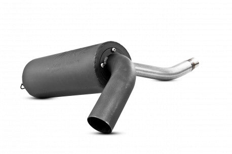 SINGLE SLIP-ON SYSTEM W/ 4.25" SPORT MUFFLER BLK
