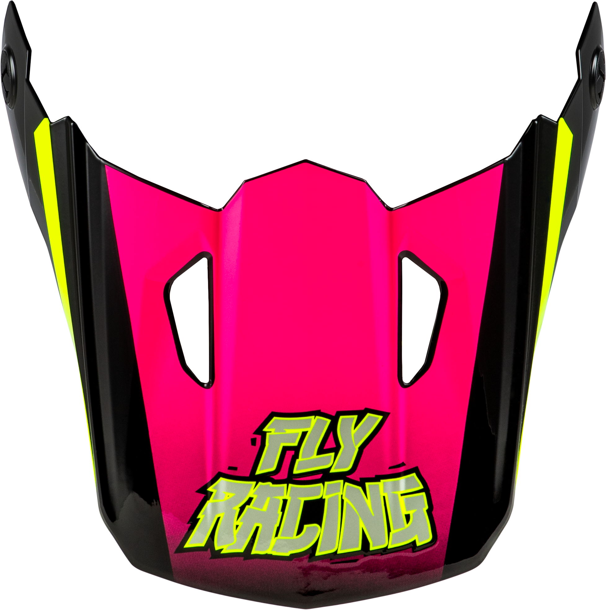 YOUTH KINETIC SCORCHED HELMET VISOR NEON PNK/HIVIS/BLK YS-YL