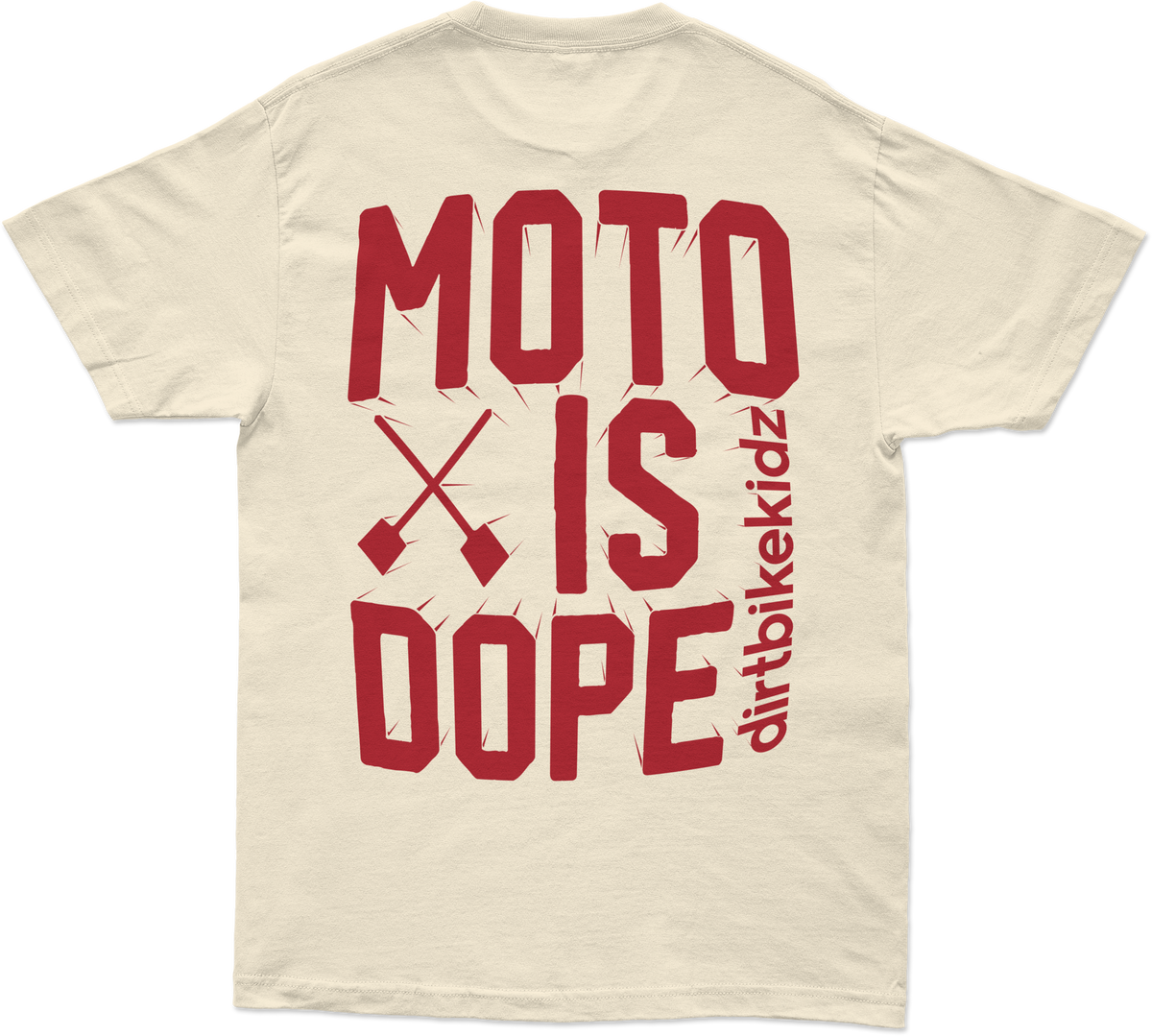 MOTO IS DOPE TEE CREAM SM