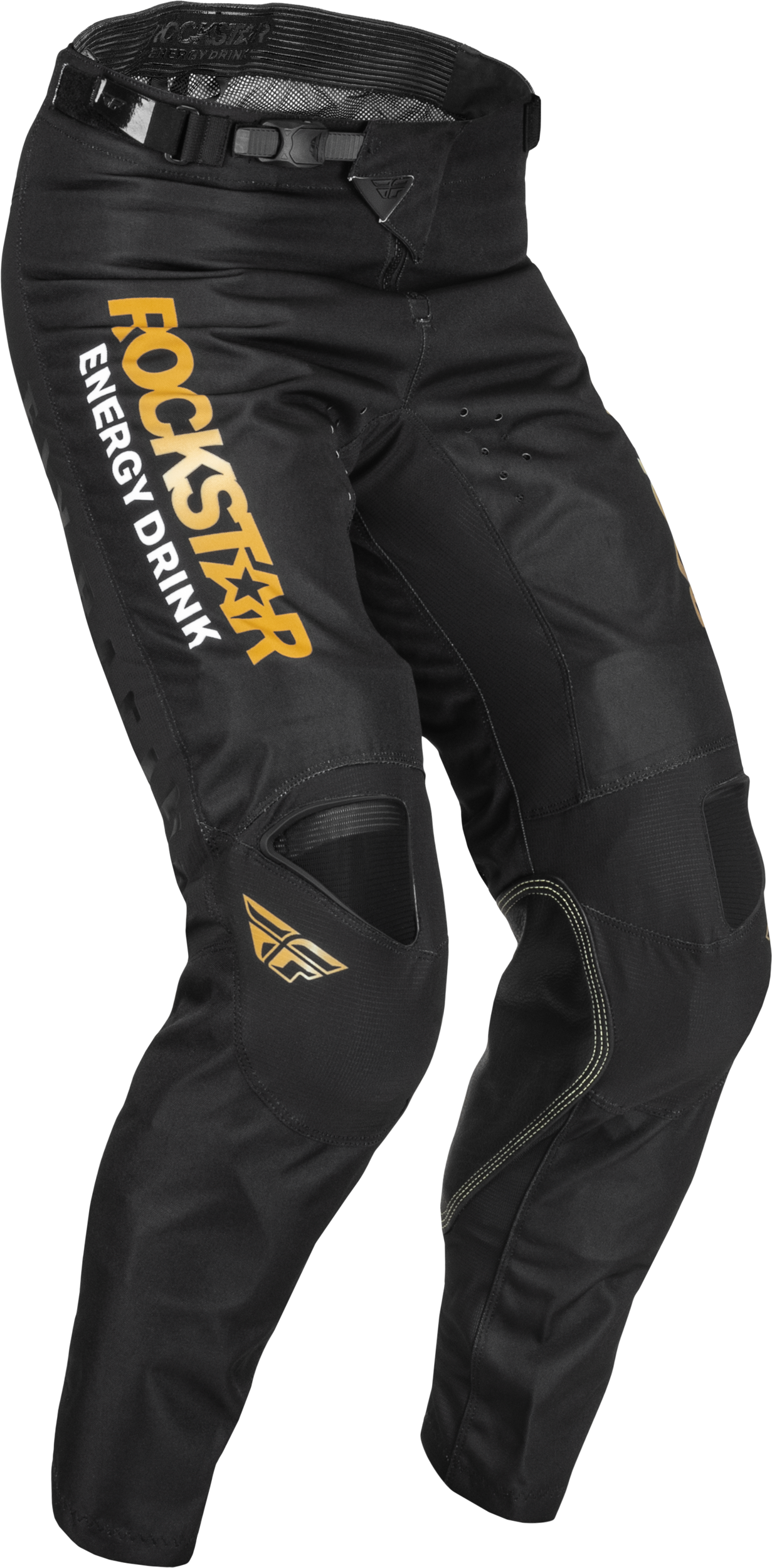 KINETIC ROCKSTAR PANTS BLACK/GOLD SZ 36