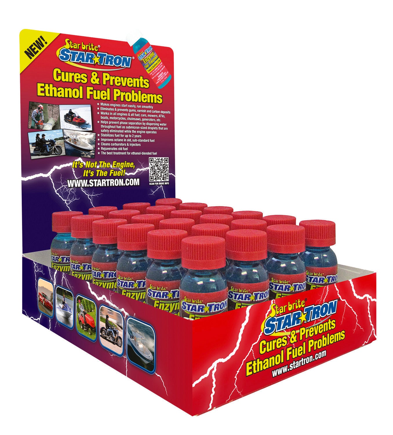 ENZYME FUEL TREATMENT 1OZ 24/PK W/COUNTER DISPLAY