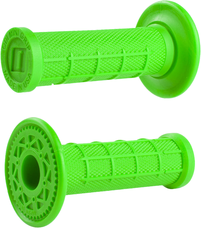 MINI MX HALF WAFFLE GRIPS GREEN