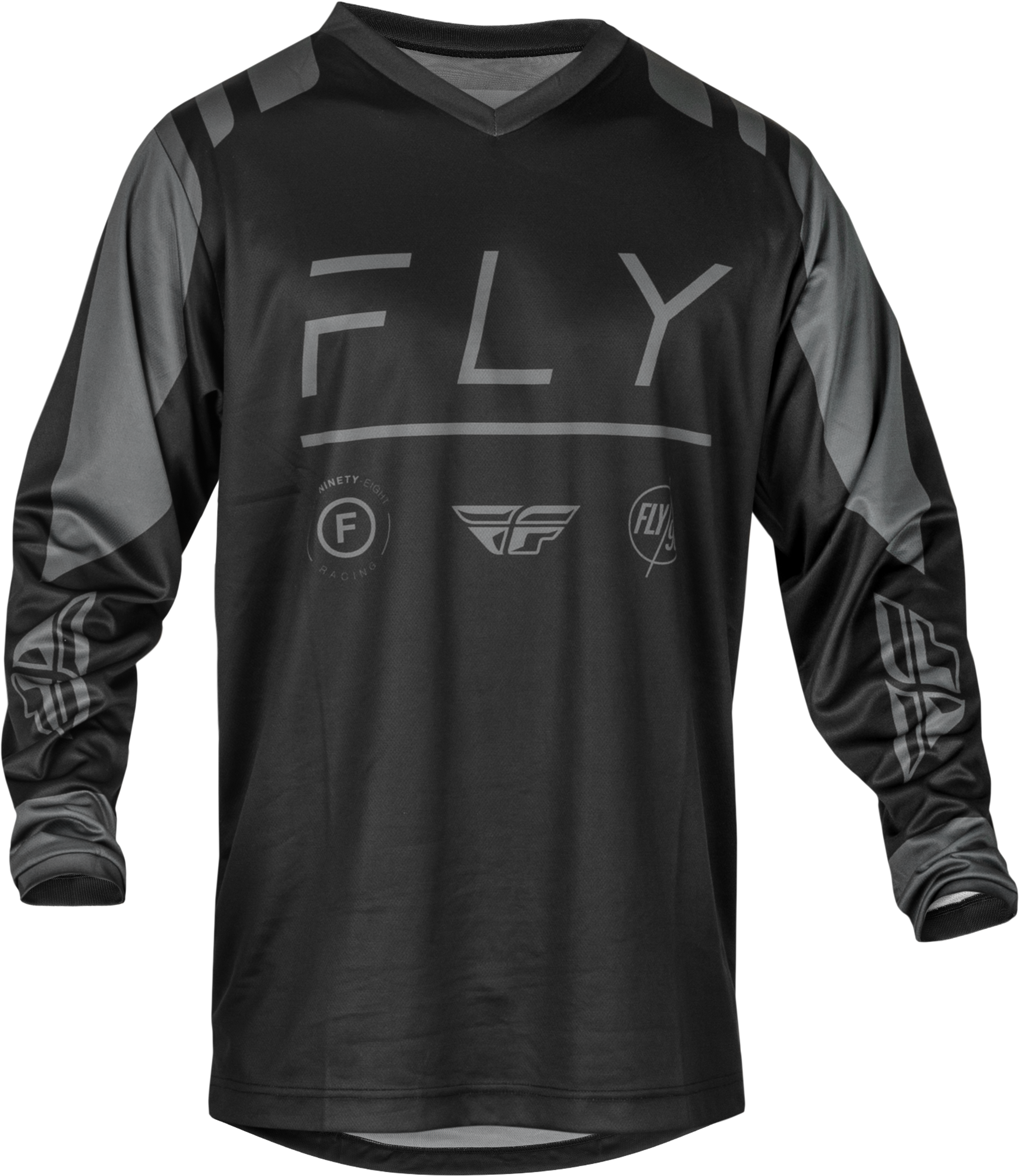 F-16 JERSEY BLACK/CHARCOAL LG