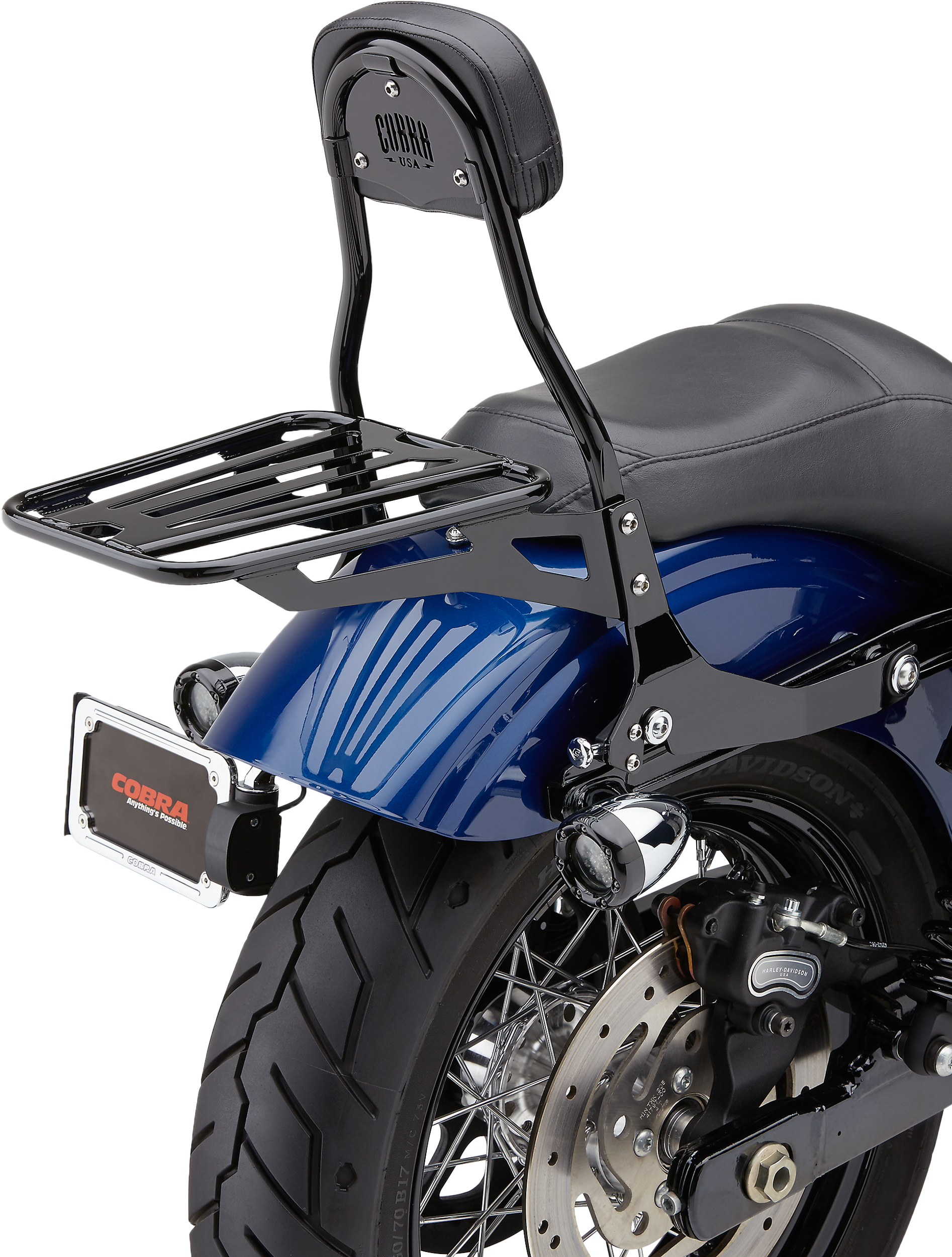 DETACHABLE BACKREST ROUND BLACK DYNA 06-17