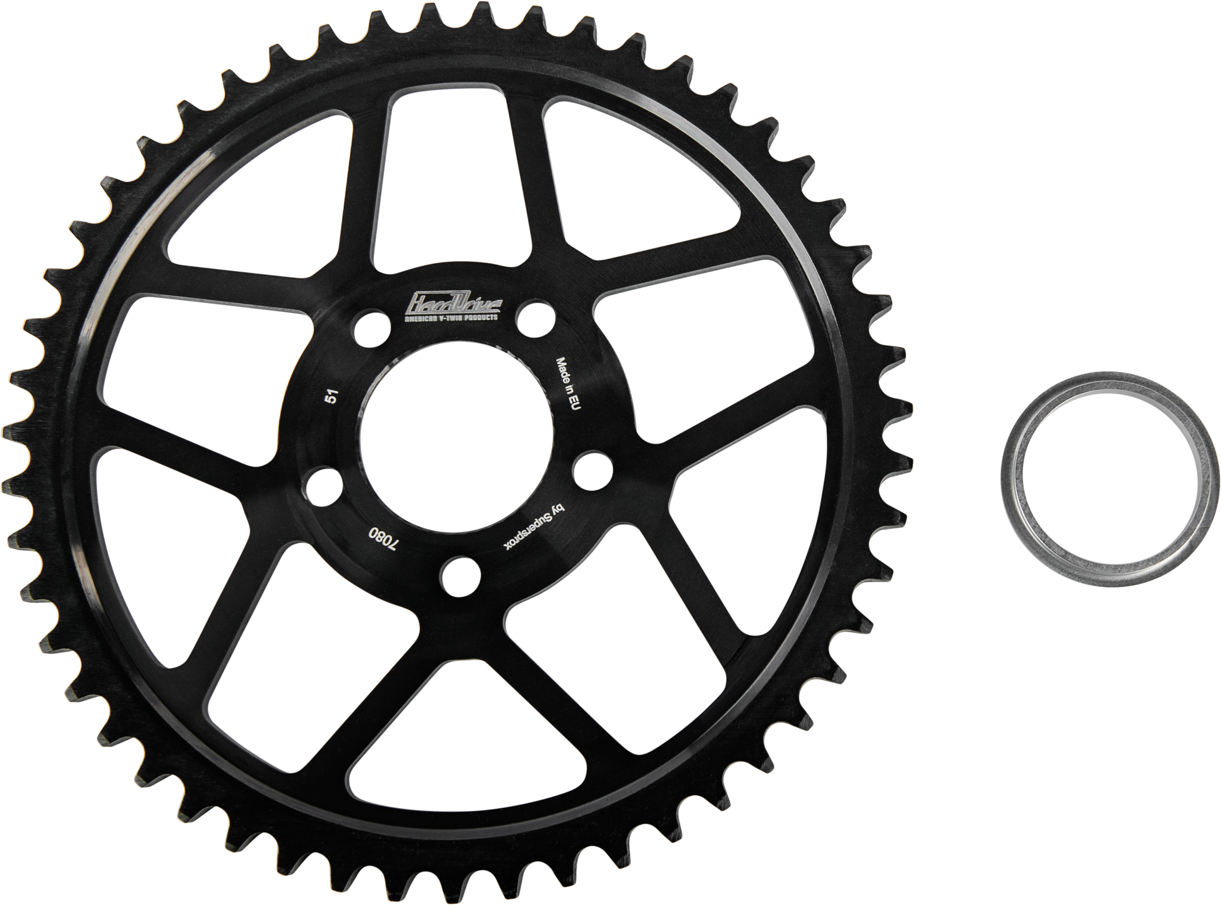 REAR STEEL SPROCKET 51T FLAT 84-22