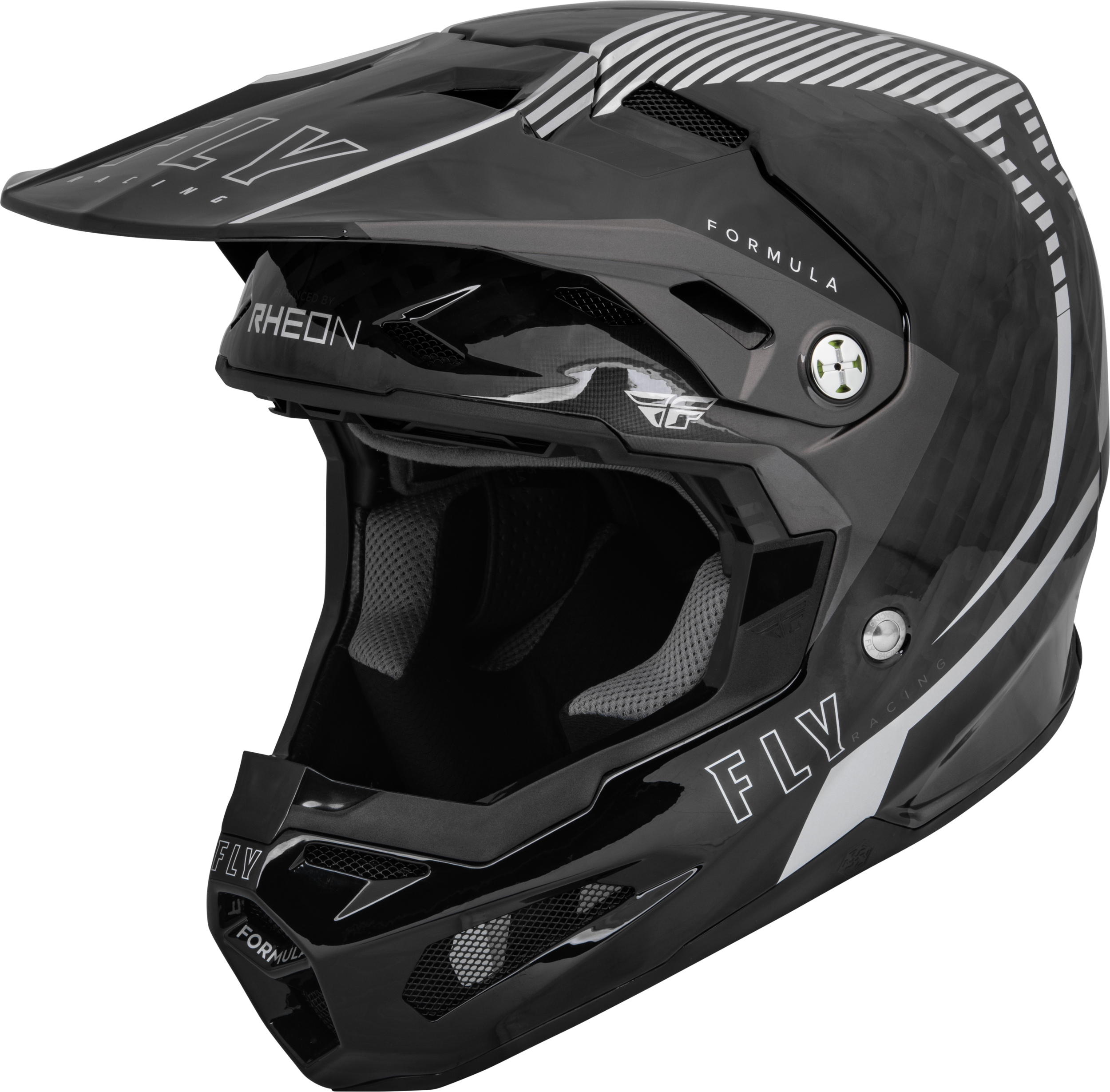 FORMULA CARBON TRACER HELMET SILVER/BLACK 2X