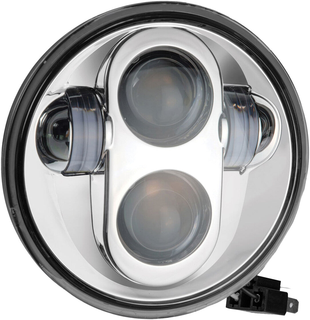 5 3/4" LED HEADLIGHT CHROME HIGH DEFINITION