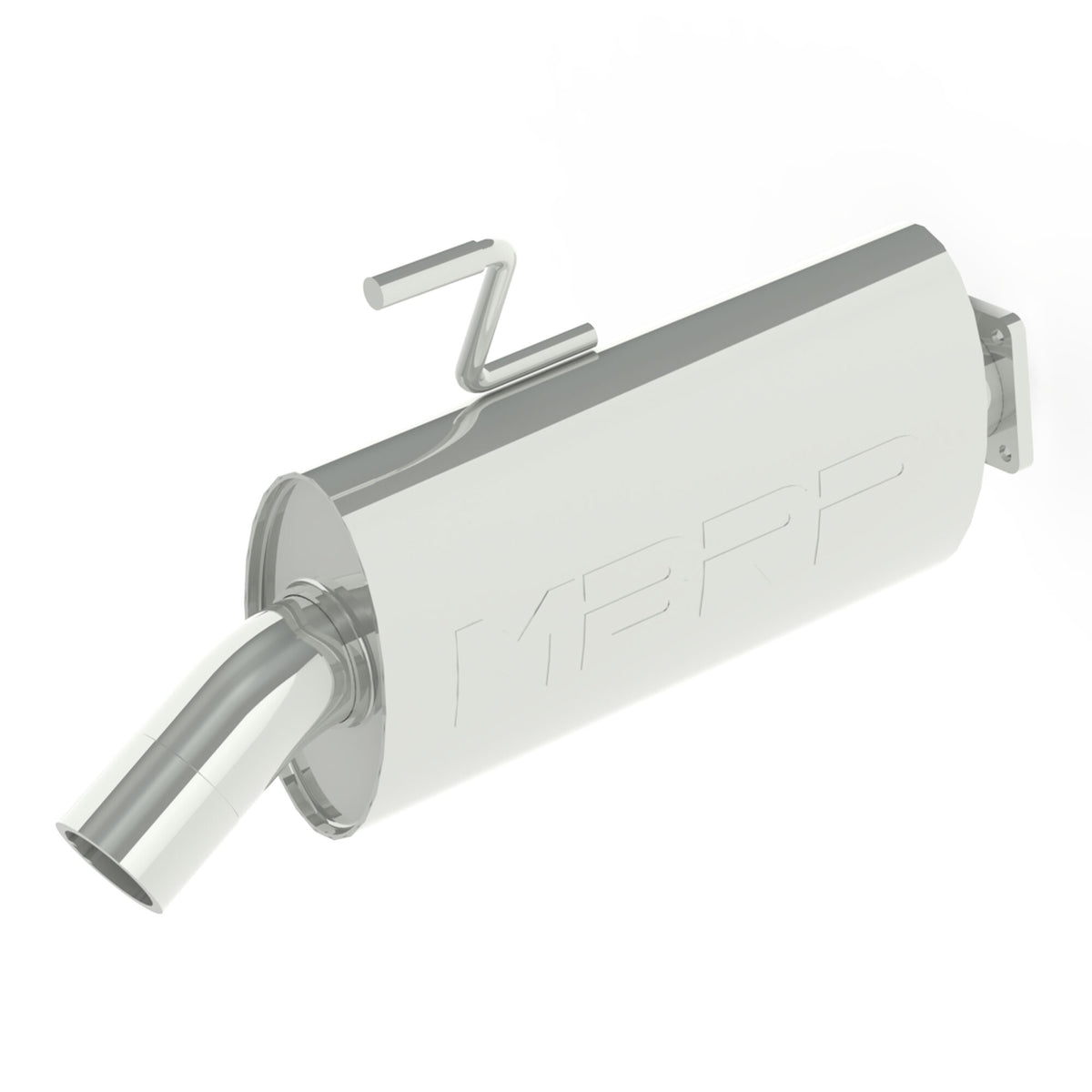 SINGLE SLIP-ON SYSTEM W/ OVAL SPORT MUFFLER CHROME