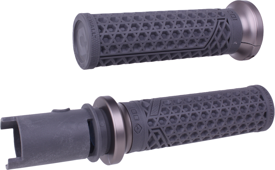VAN'S LOCK-ON GRIPS GRAPHITE/GUN METAL CVO `23-24