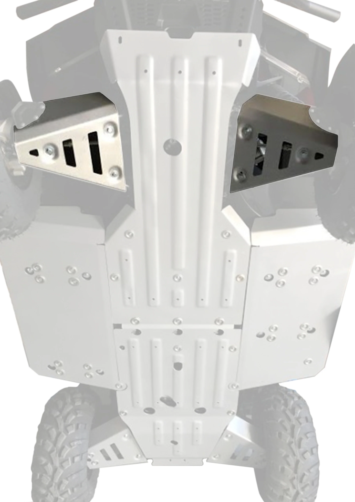ALLOY FRONT A ARM GUARDS POL