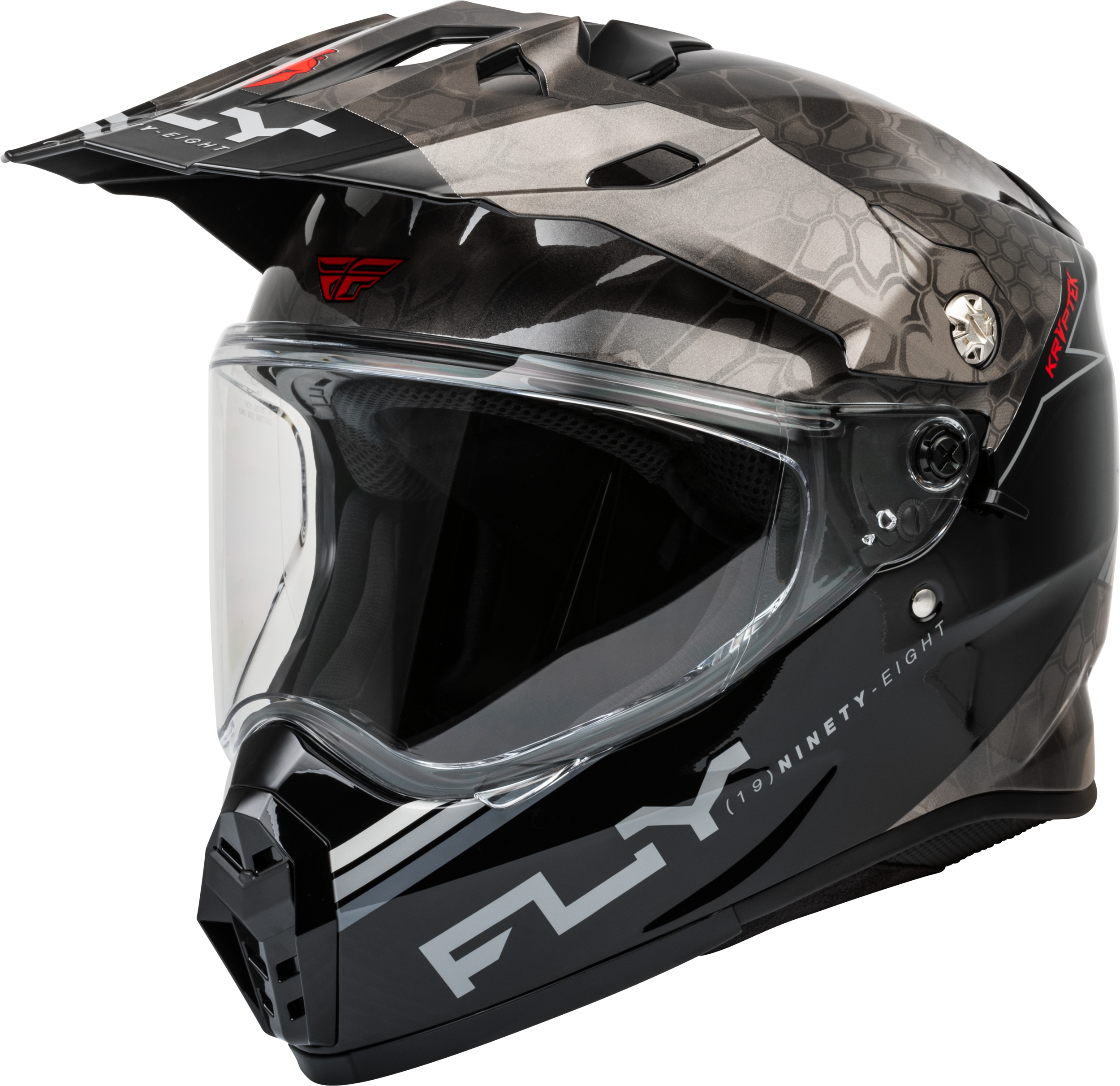 TREKKER KRYPTEK CONCEAL HELMET BLACK/GREY/WHITE SM