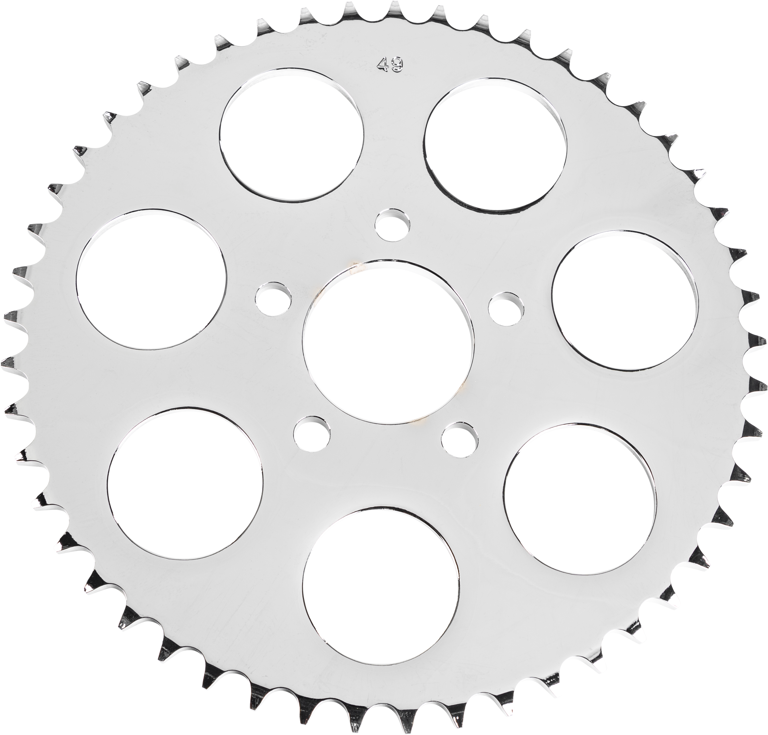 REAR SPROCKET 49T CHROME BIG TWIN 00-13