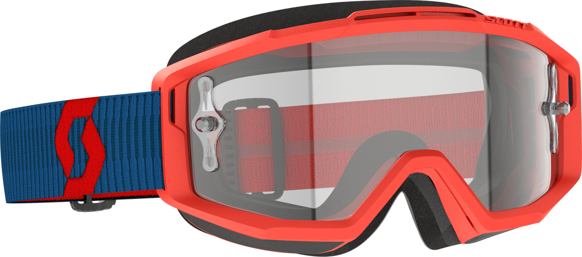 SPLIT OTG GOGGLE DRK BLUE/NEON RD CLEAR WORKS – G-FORCE POWERSPORTS