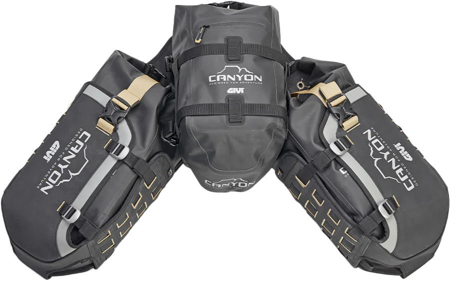 CANYON ADV MODULAR BASE W/BAGS TWO 16L EA ONE 12L