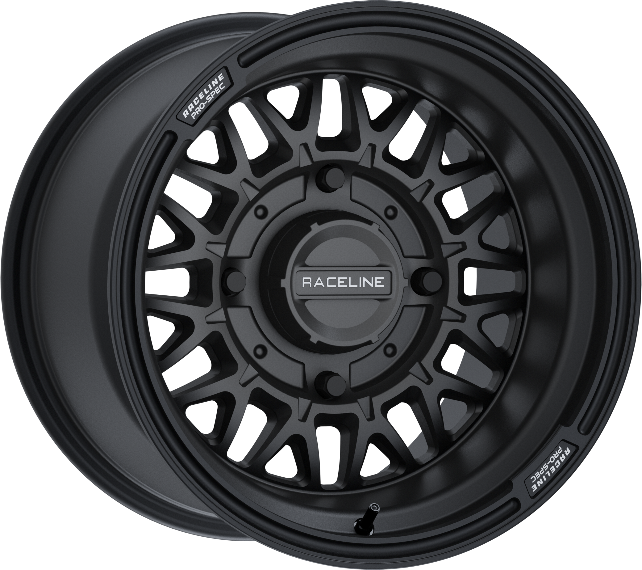 RACELINE OMEGA 15X10 4/137 5+5 (0MM) SATIN BLACK