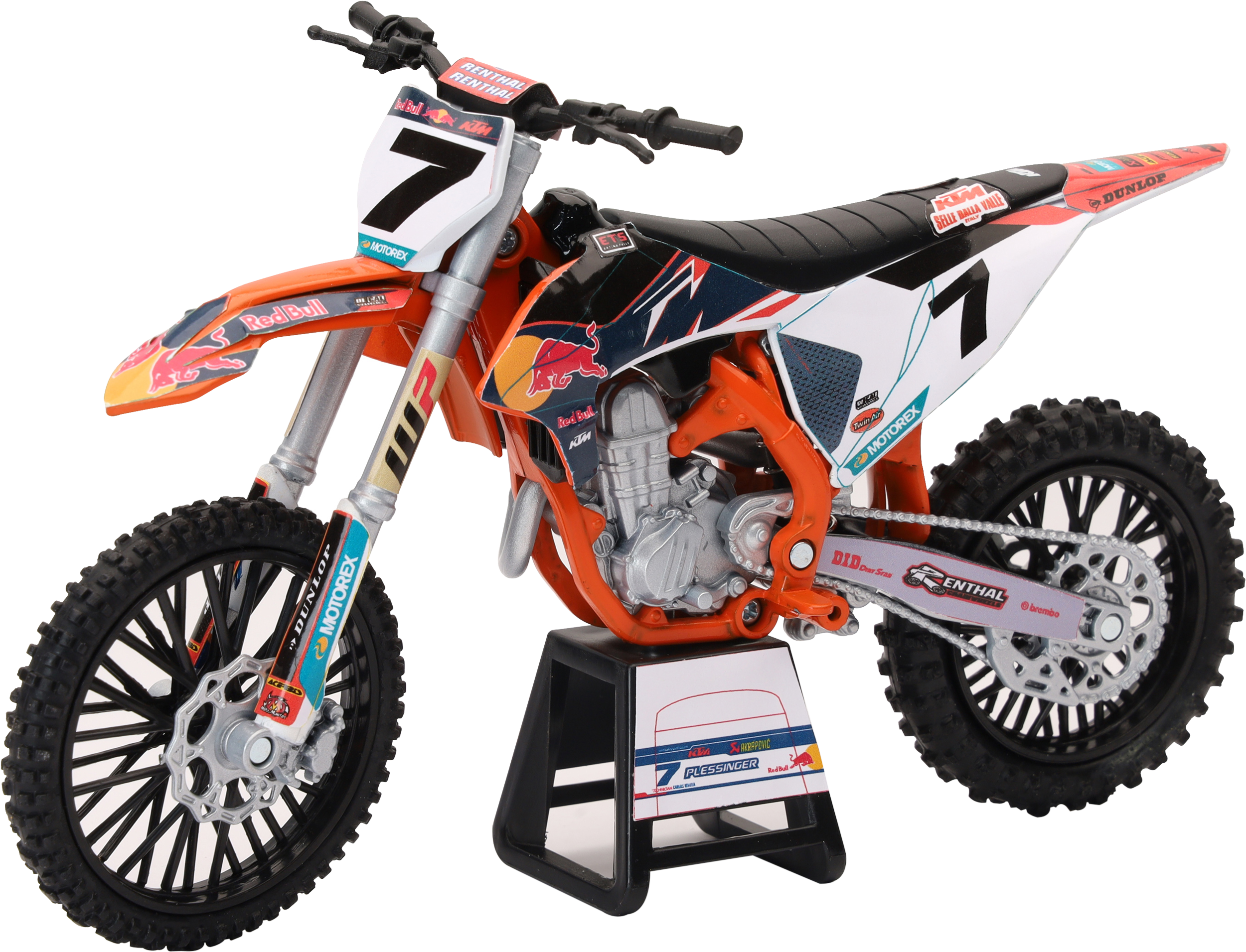 1:12 SCALE REDBULL KTM 450SX-F AARON PLESSINGER #7