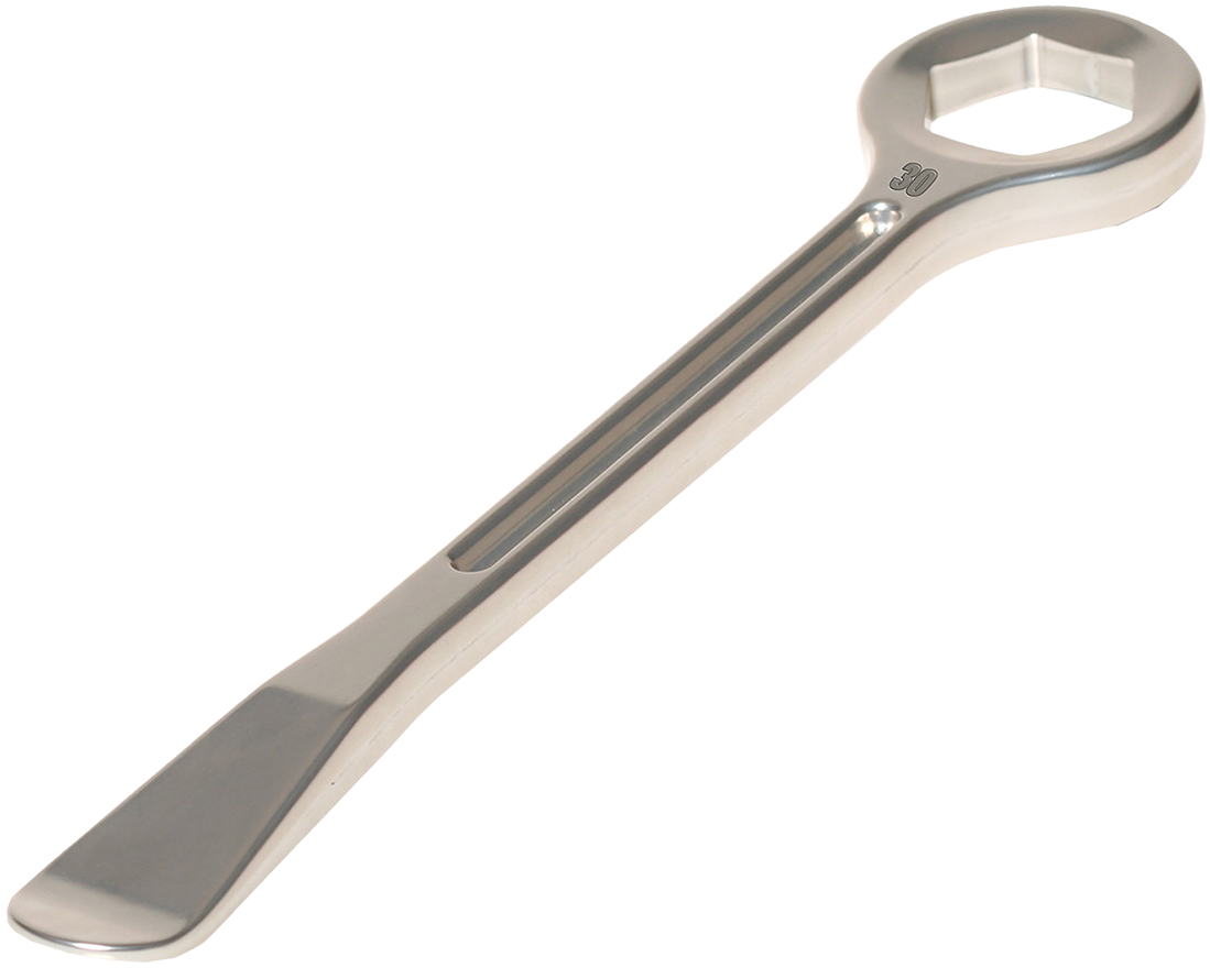 SPOON & SPANNER TIRE LEVER ALUMINUM 30MM SPANNER