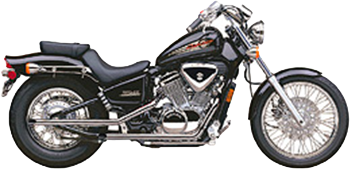 BLVD DRAG PIPES F/S CHROME HON VLX600 88-98
