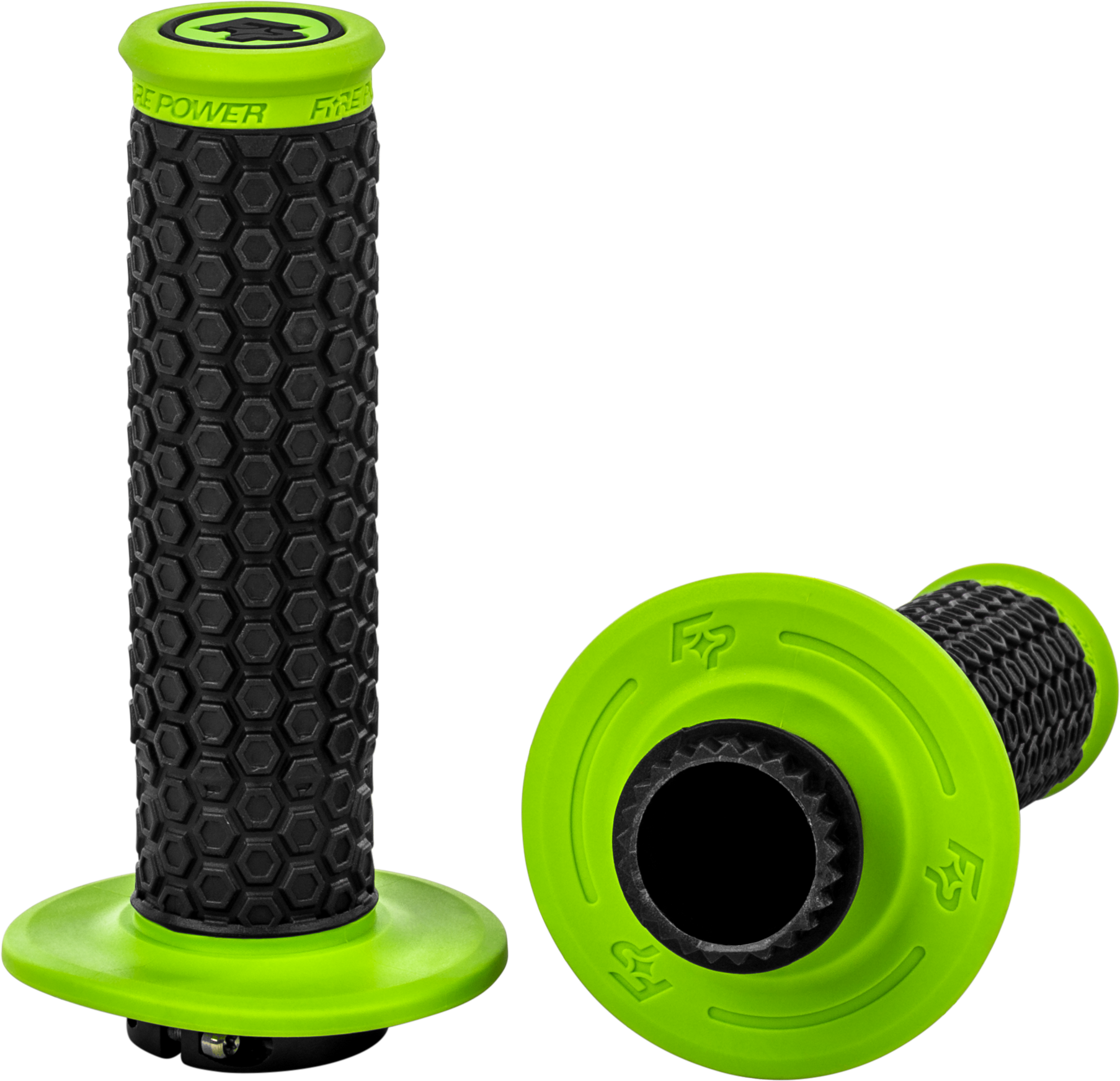PILOT MX LOCK-ON GRIPS GREEN