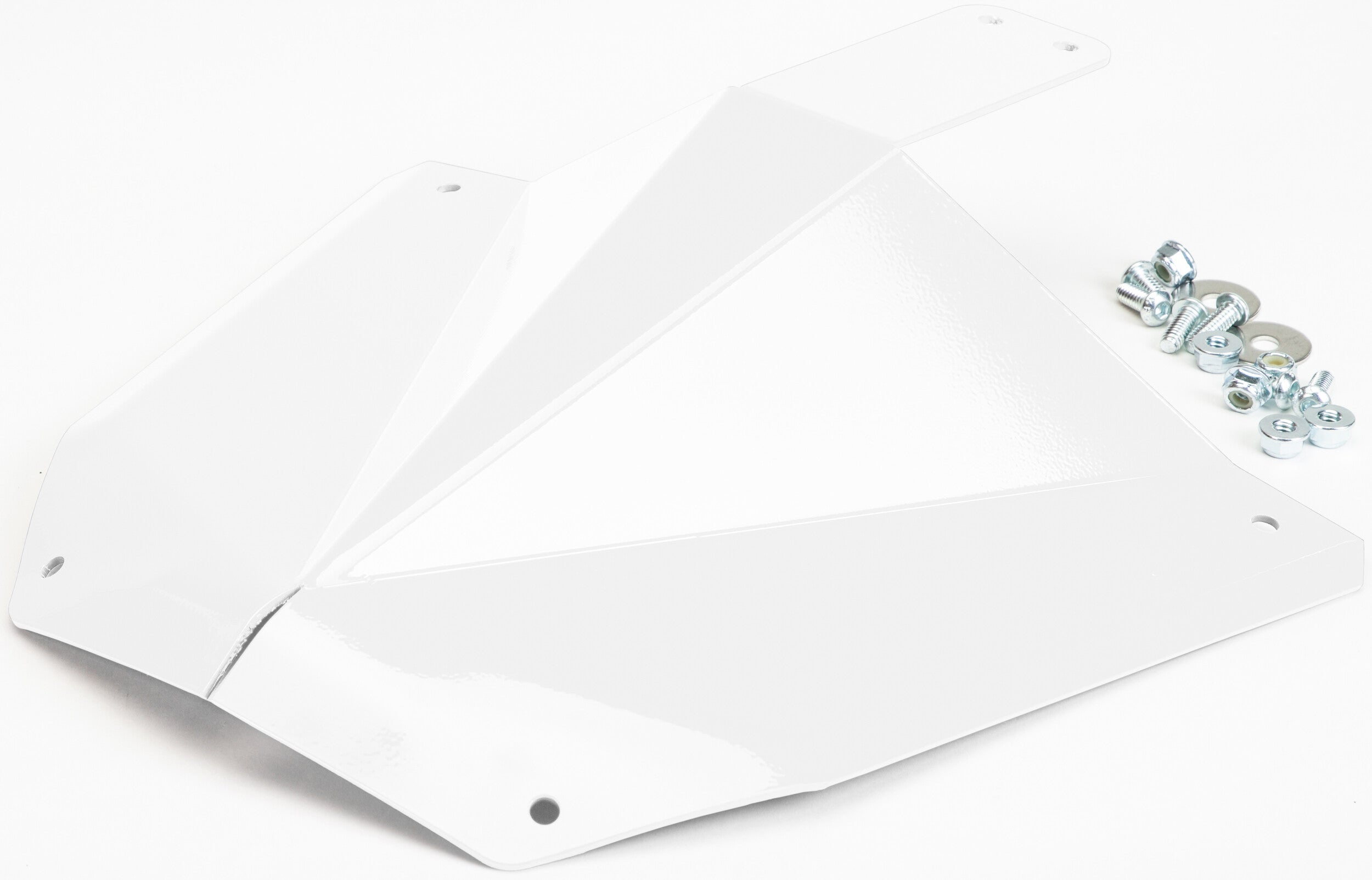 SKID PLATE WHITE FOR GEN5 FRONT BUMPER S/M