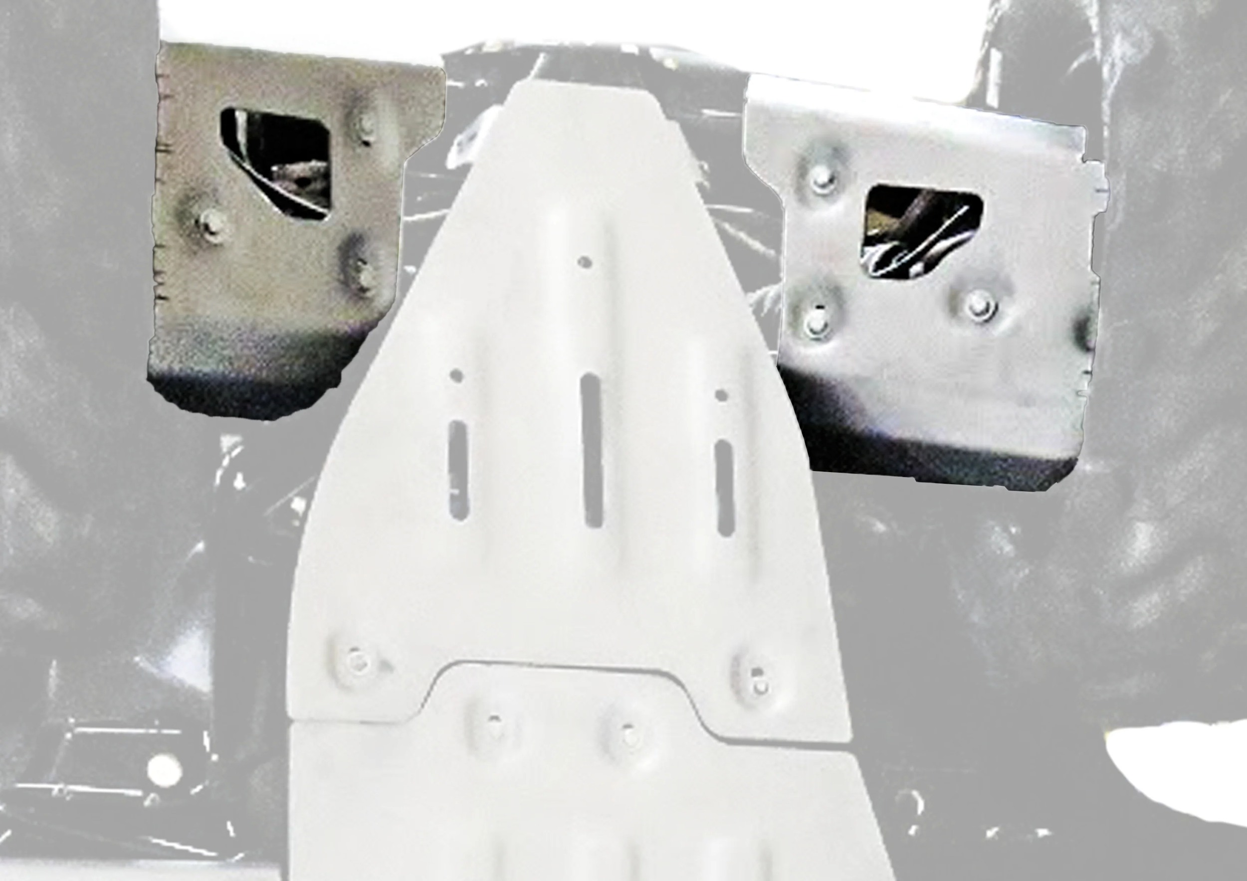 ALLOY FRONT A ARM GUARDS POL