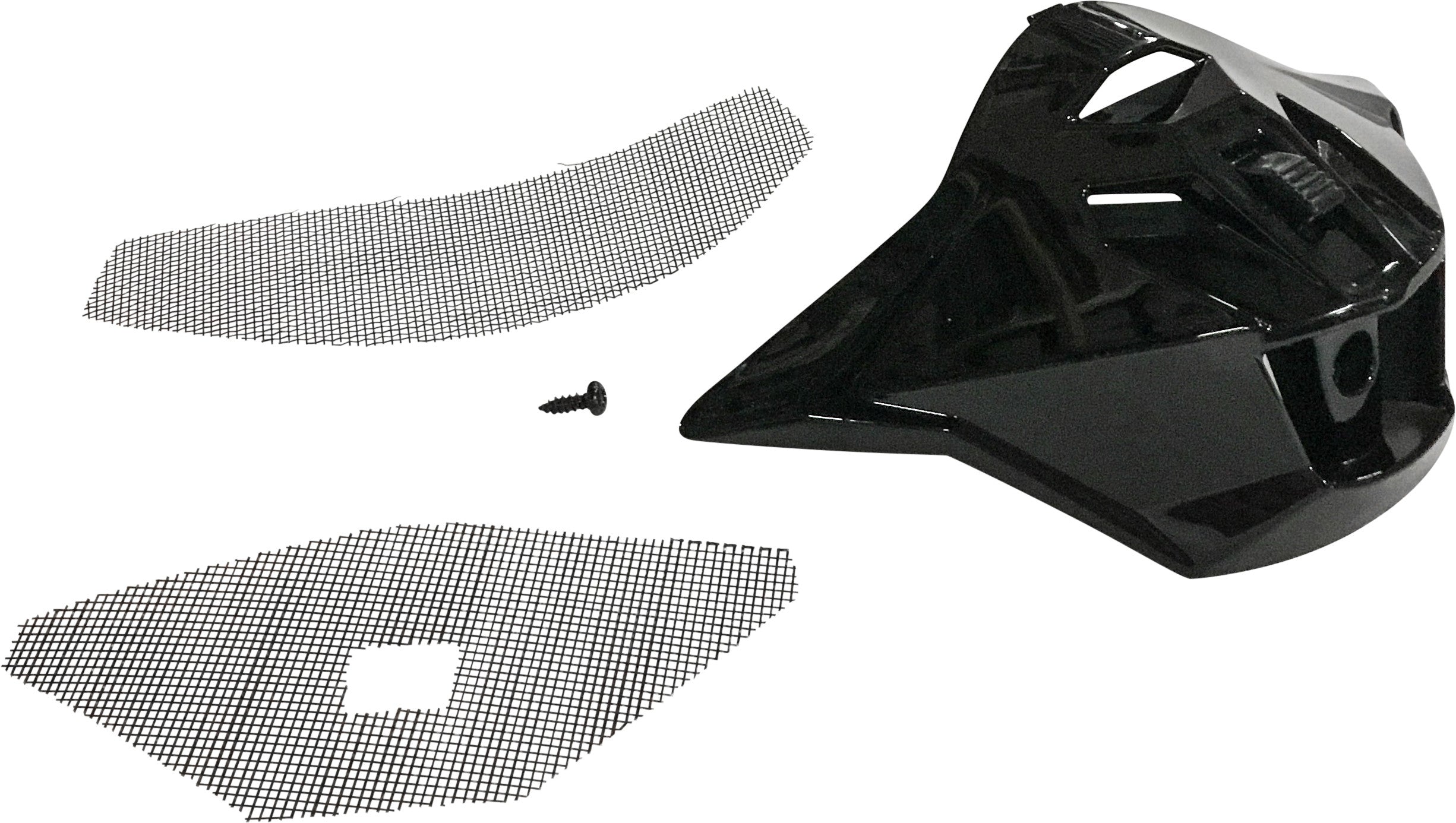 MOUTH VENT BLACK W/SCREWS/SCREEN GM-11