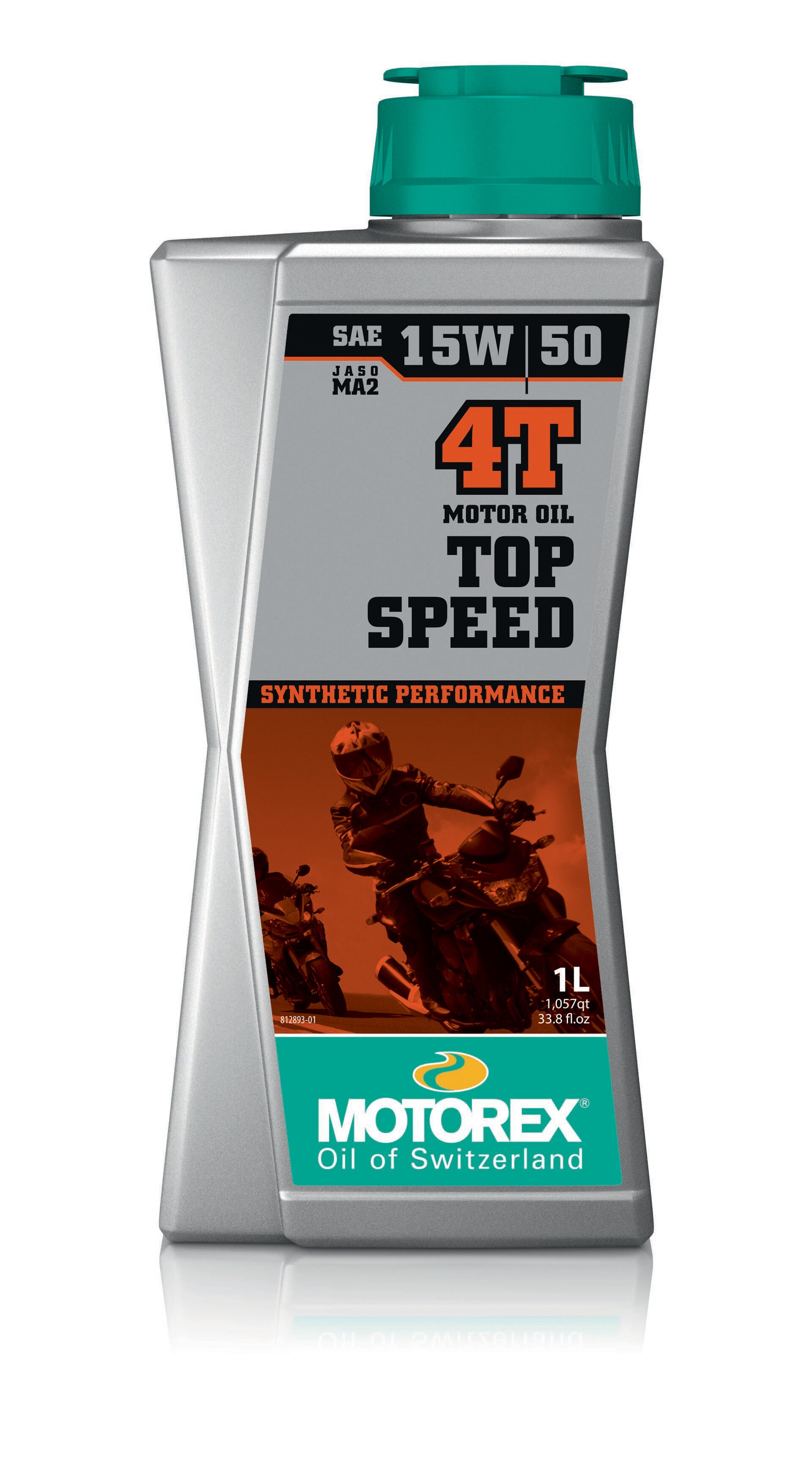 TOP SPEED OIL 15W50 4T 1L (10/CASE SOLD EA)
