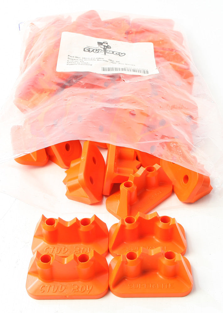 SUPER-LITE PRO SERIES DOUBLE BACKERS 0.75" 48/PK ORANGE