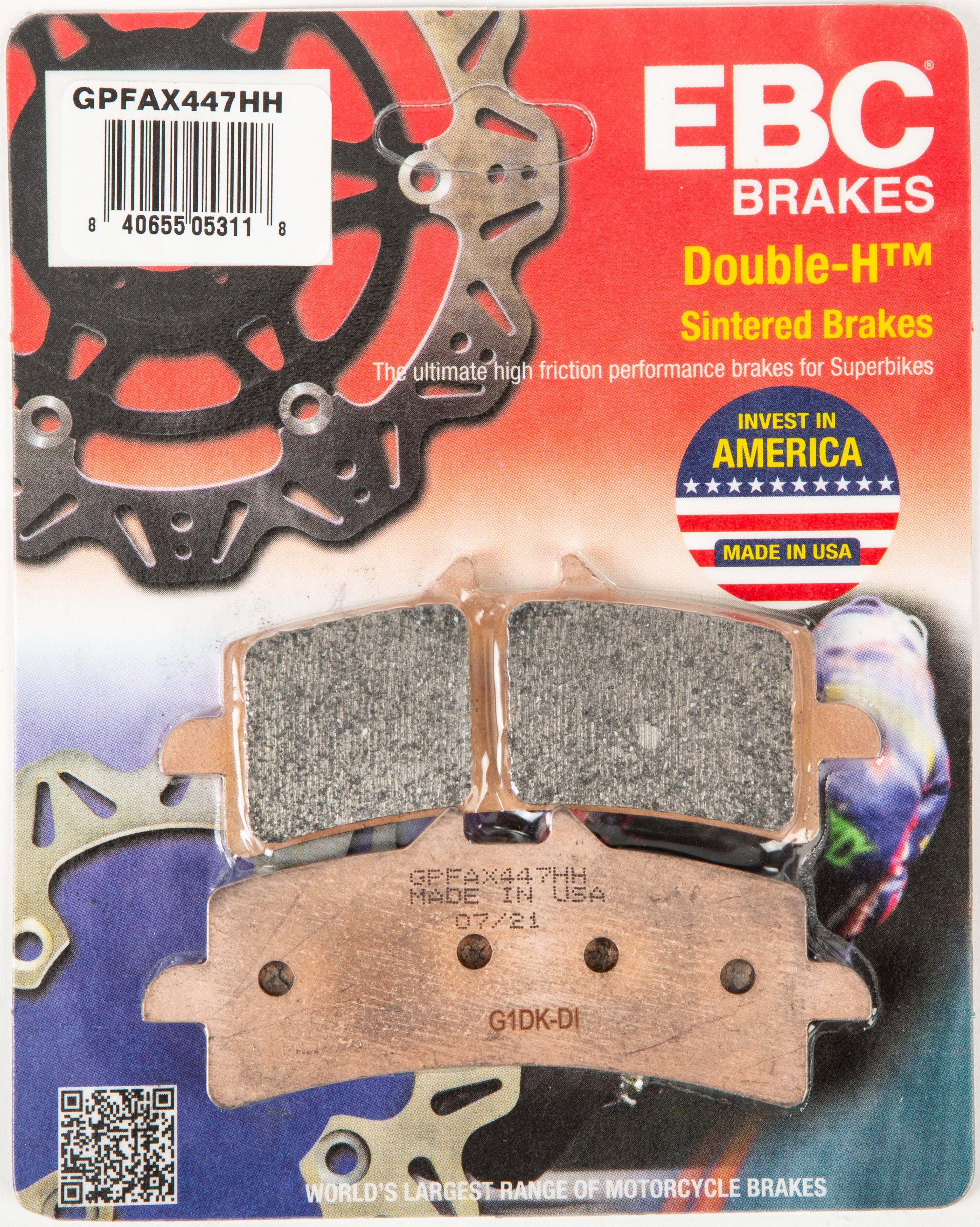 GPFAX BRAKE PADS RACE ONLY