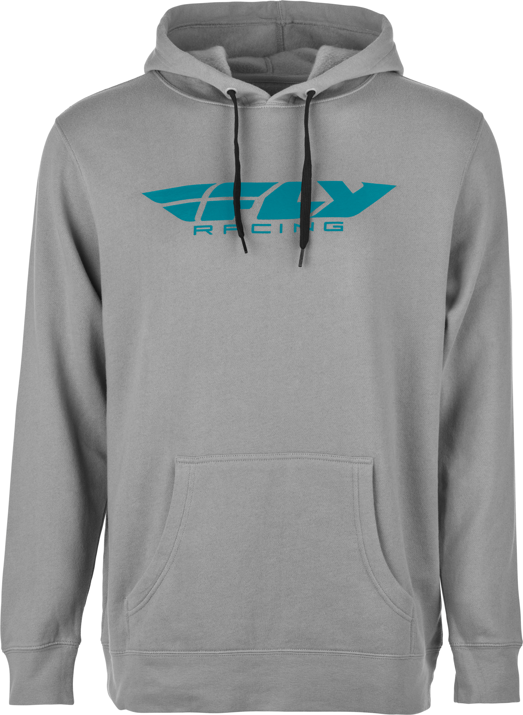 FLY CORPORATE PULLOVER HOODIE GREY/BLUE 2X
