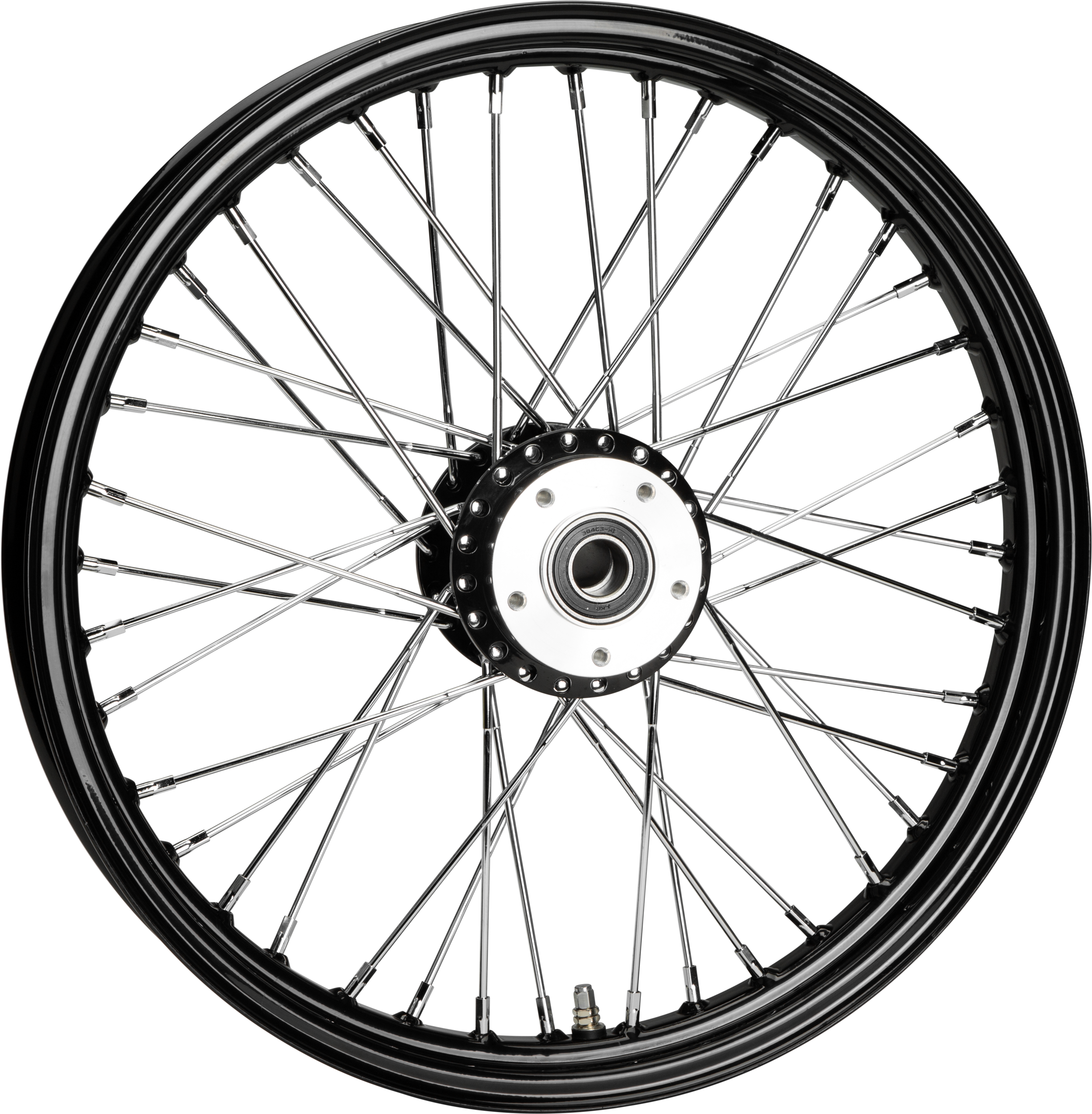 FR 40-SPK SD BLACK 21X2.15 NG-HUB 1" AXL 00 LTR
