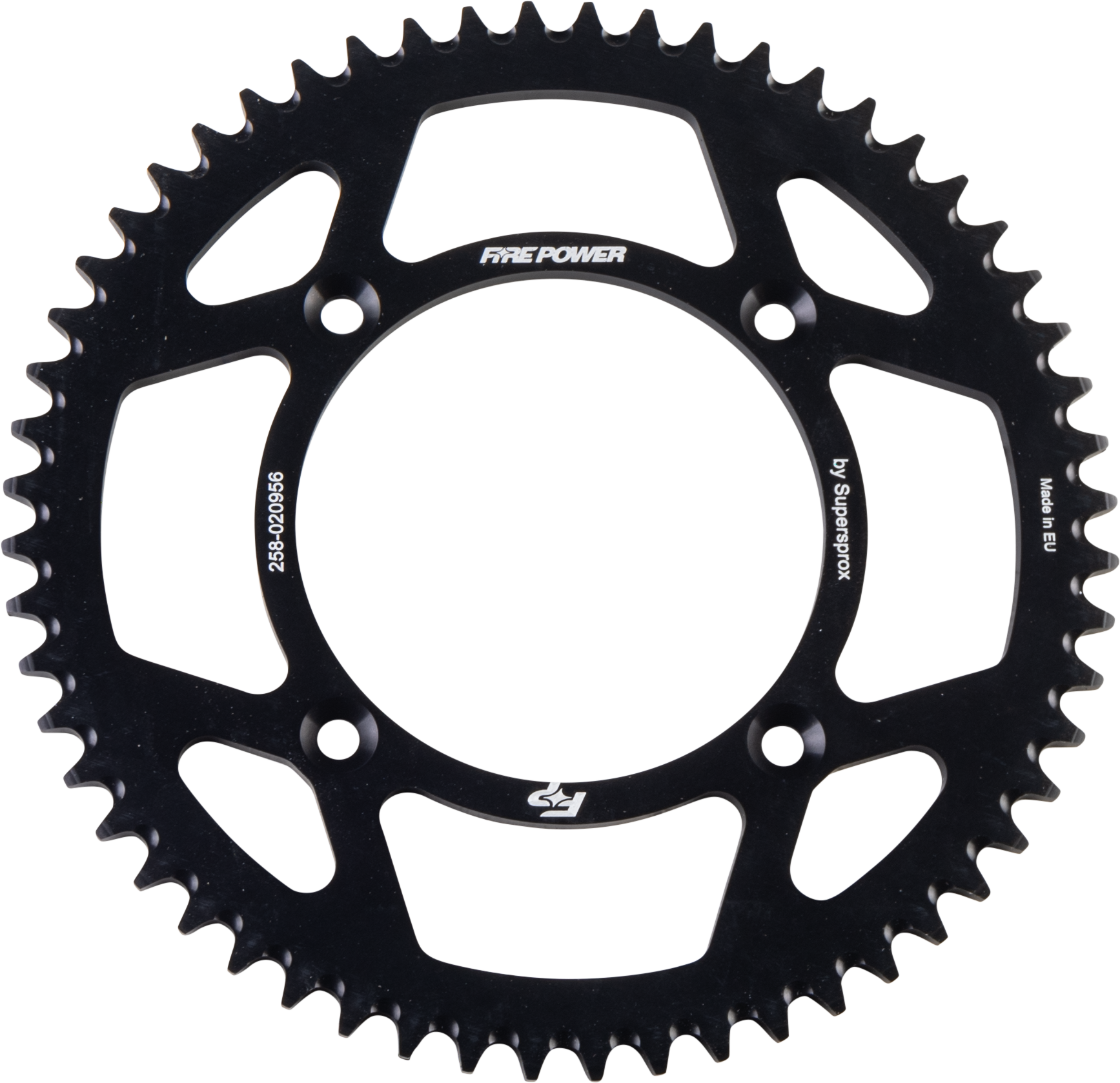 REAR SPROCKET ALUMINUM 56T BLK