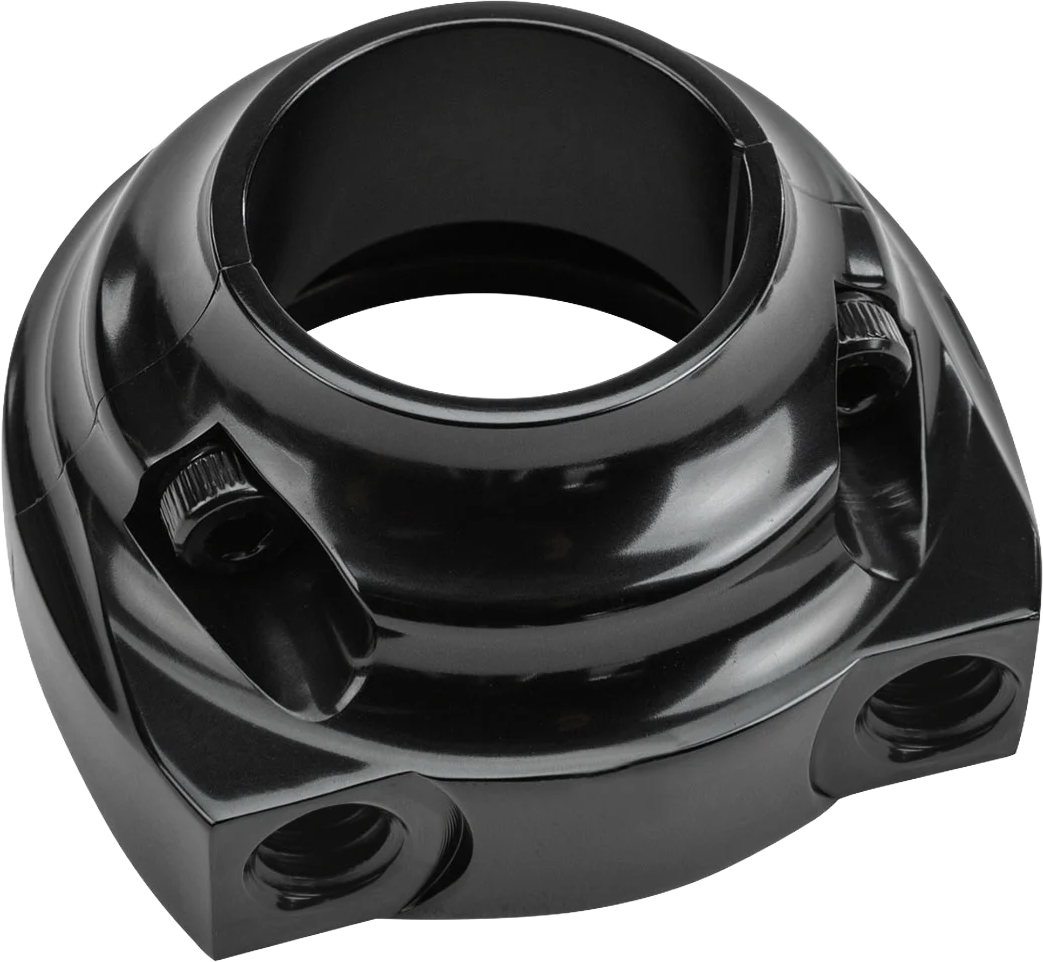 THROTTLE HOUSING DUAL CABLE THREAD IN, BLACK