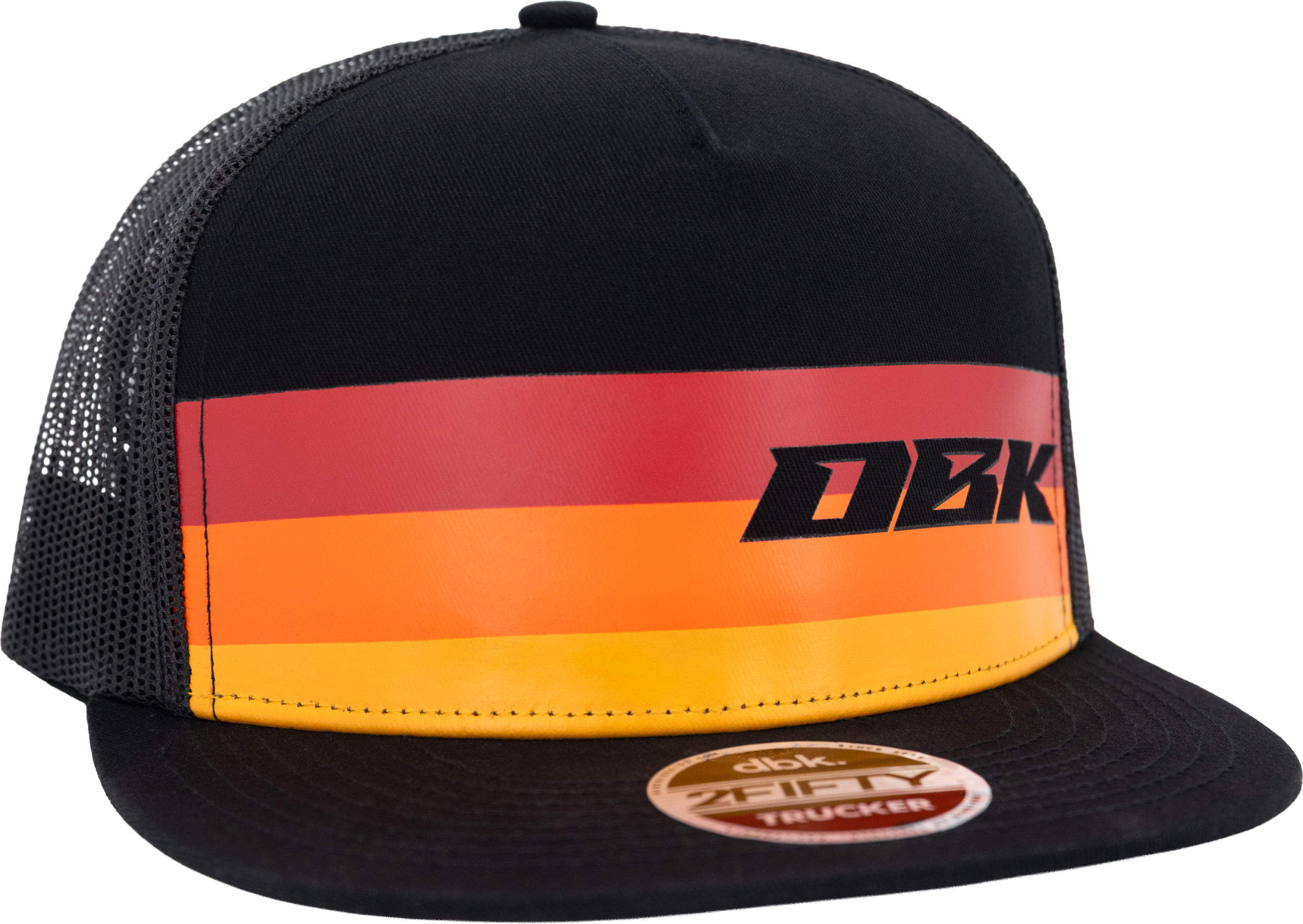 SUNDAY STRIPE 2FIFTY TRUCKER BLACK SNAPBACK HAT
