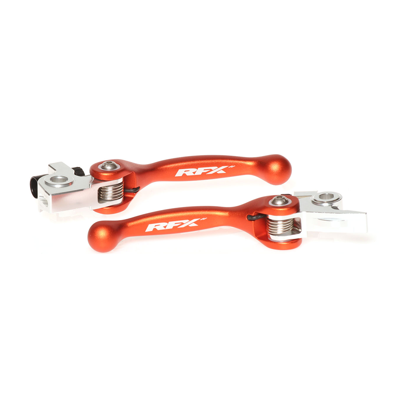FLEXIBLE LEVER SET ORANGE KTM/HUSQ/GAS