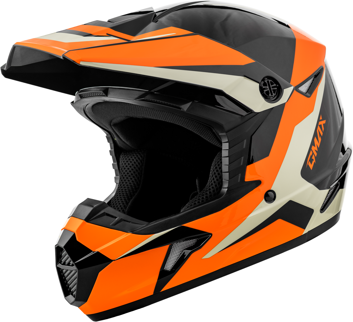 MX-46 CYCLUS HEMET BLACK/ORANGE XL