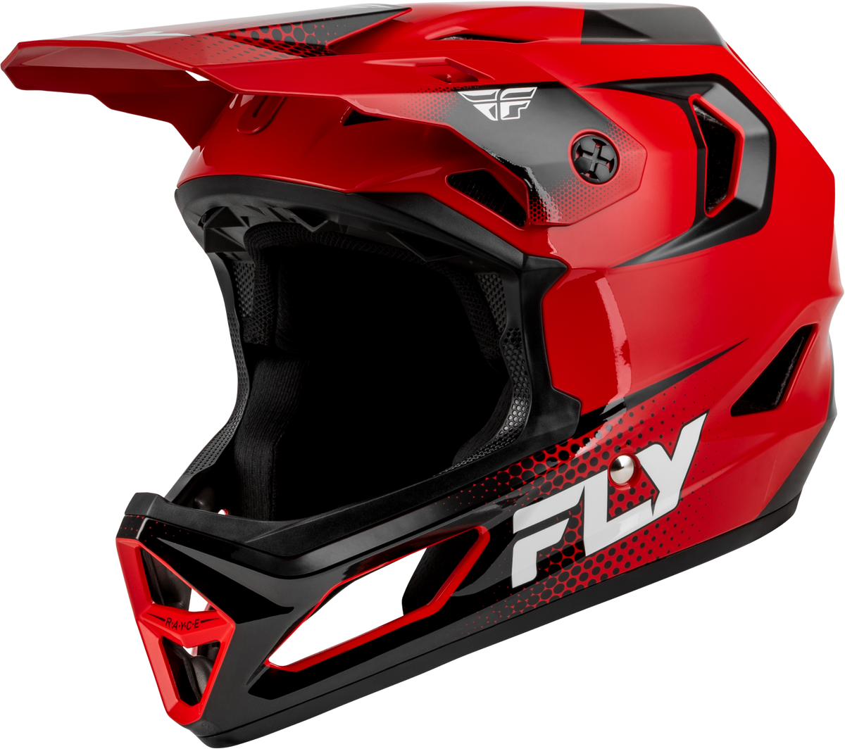 RAYCE SONAR BICYCLE HELMET RED/BLACK/WHITE XL