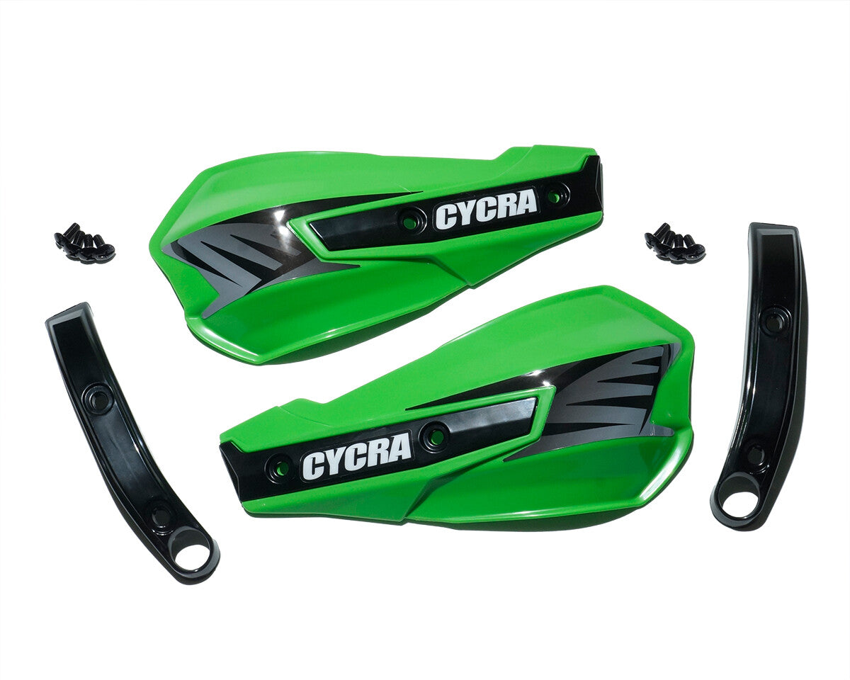REPLACEMENT HAND SHIELDS VORTEX W/ABRASION GUARDS GREEN