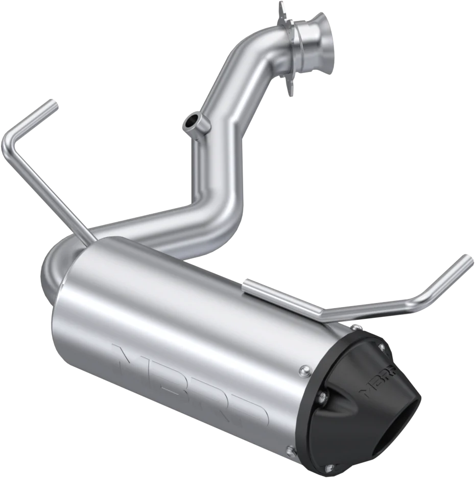 SINGLE SLIP-ON SYSTEM W/ 5" PERFORMANCE MUFFLER BLK TIP