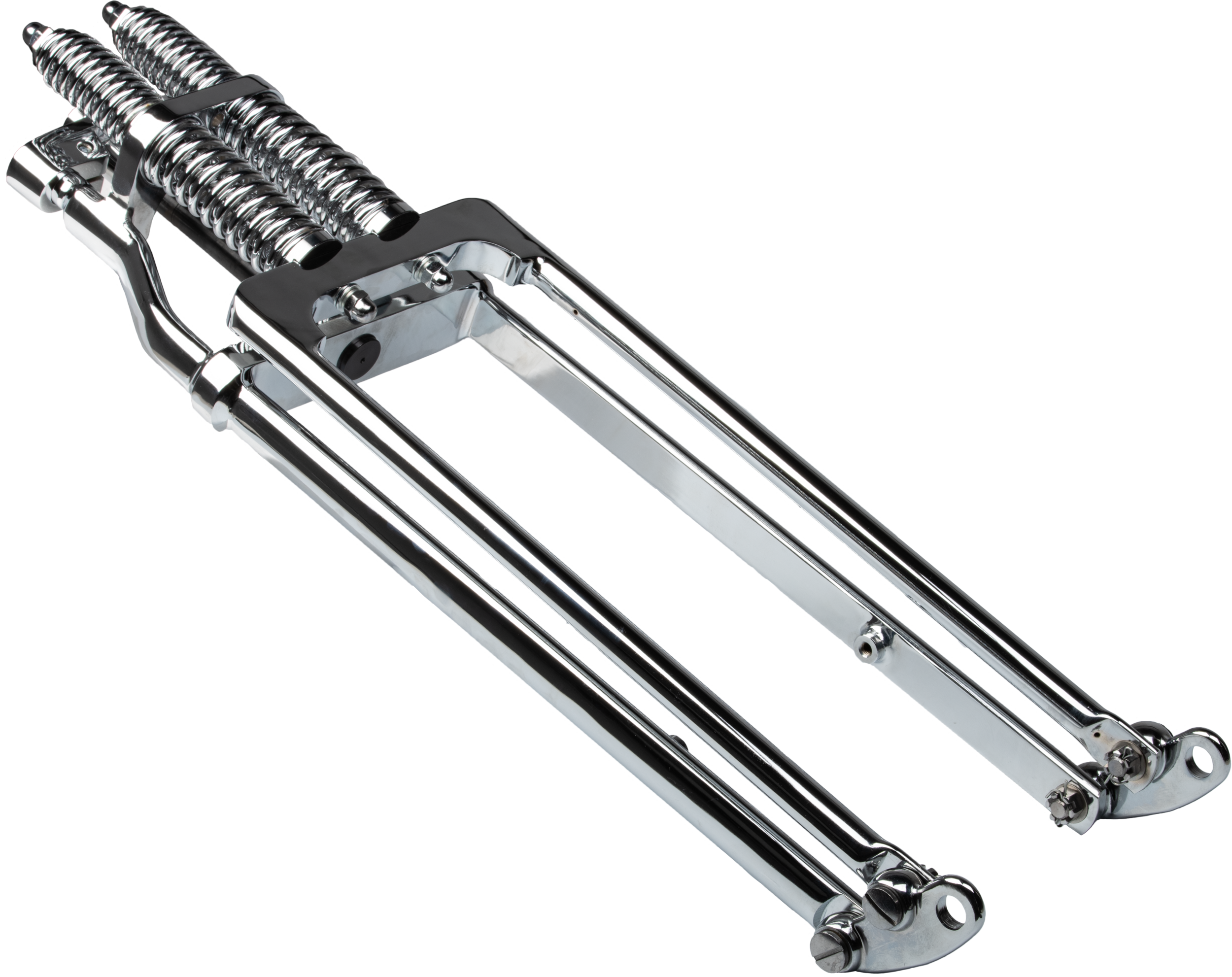 SPRINGER FORK TAPERED LEG STD CHROME