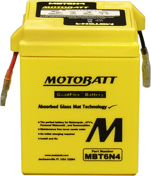 BATTERY MBT6N4 SEALED FACTORY ACTIVATED