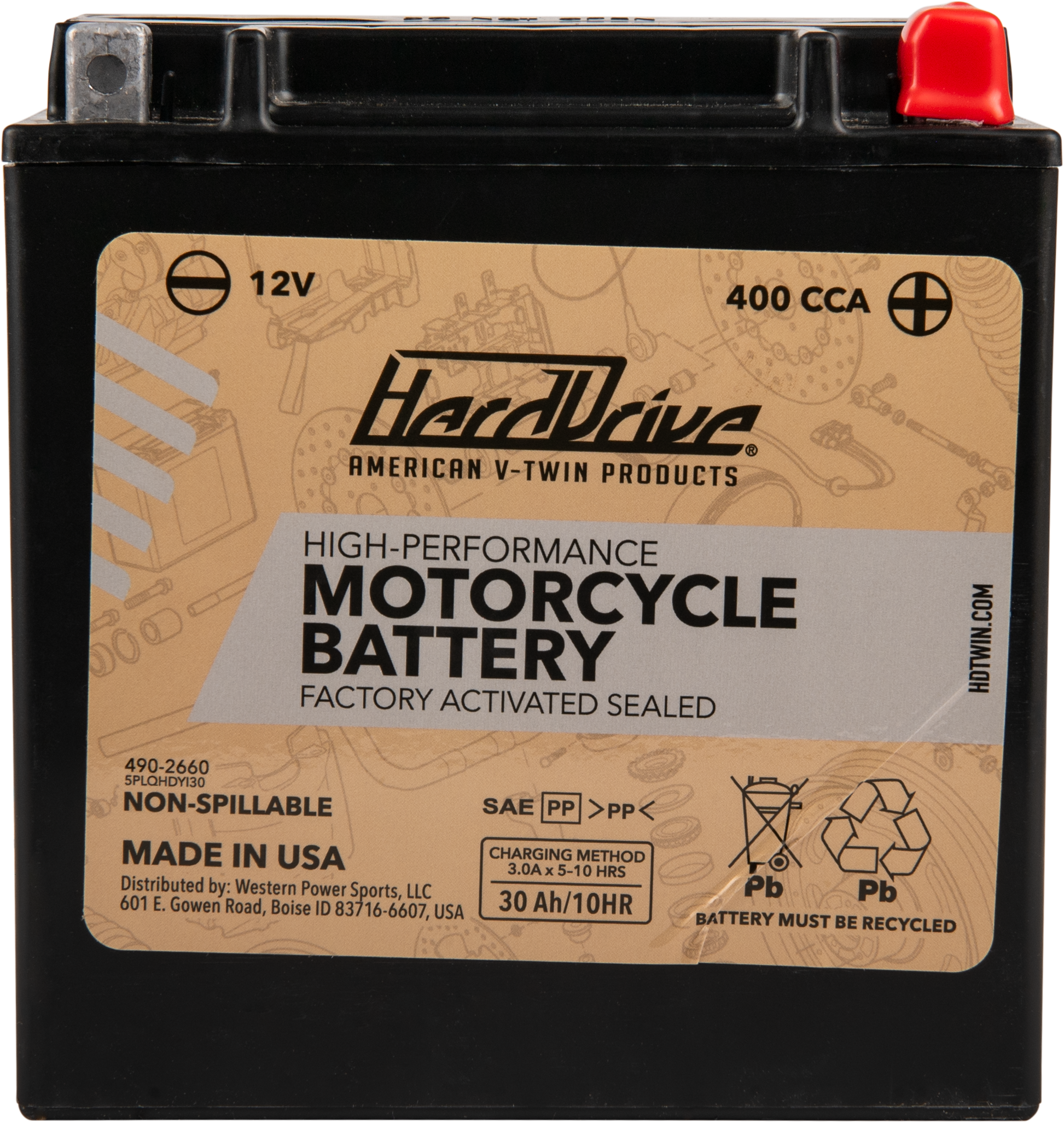 HIGH PERFORM BATTERY YIX30L CCA 400