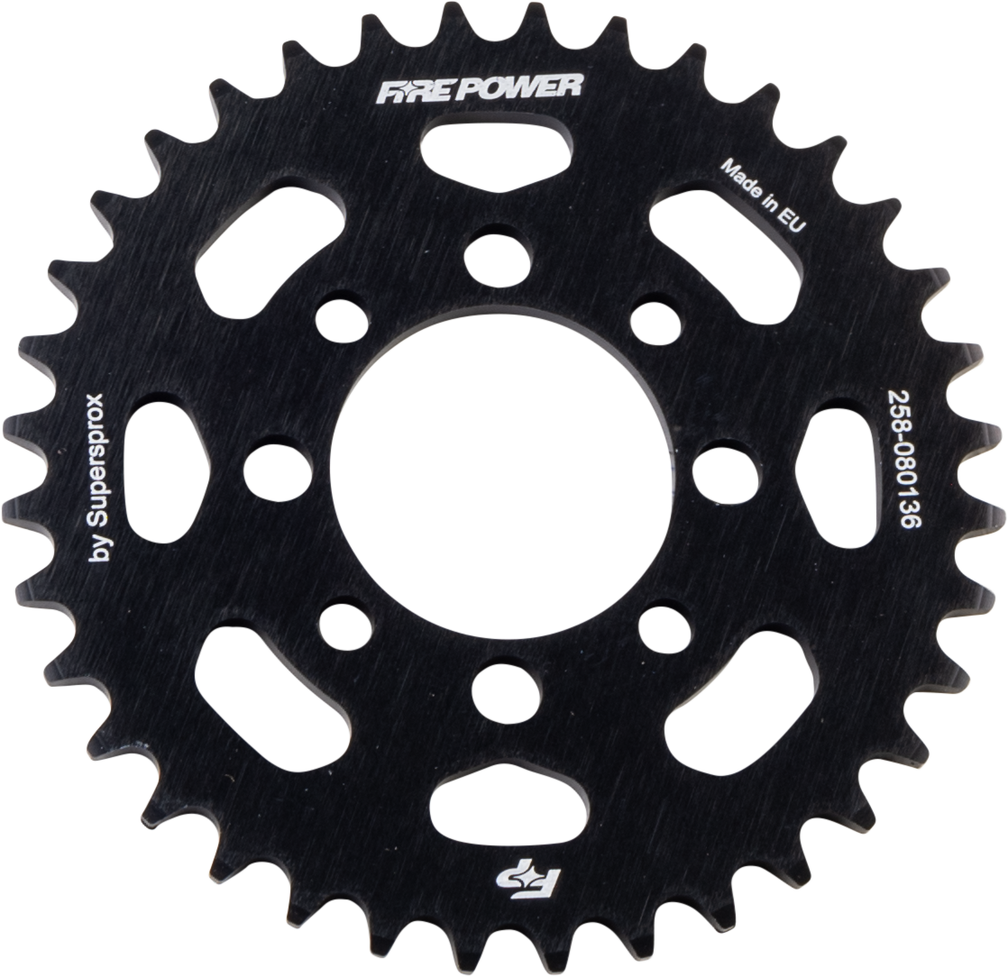 REAR SPROCKET ALUMINUM 36T BLK