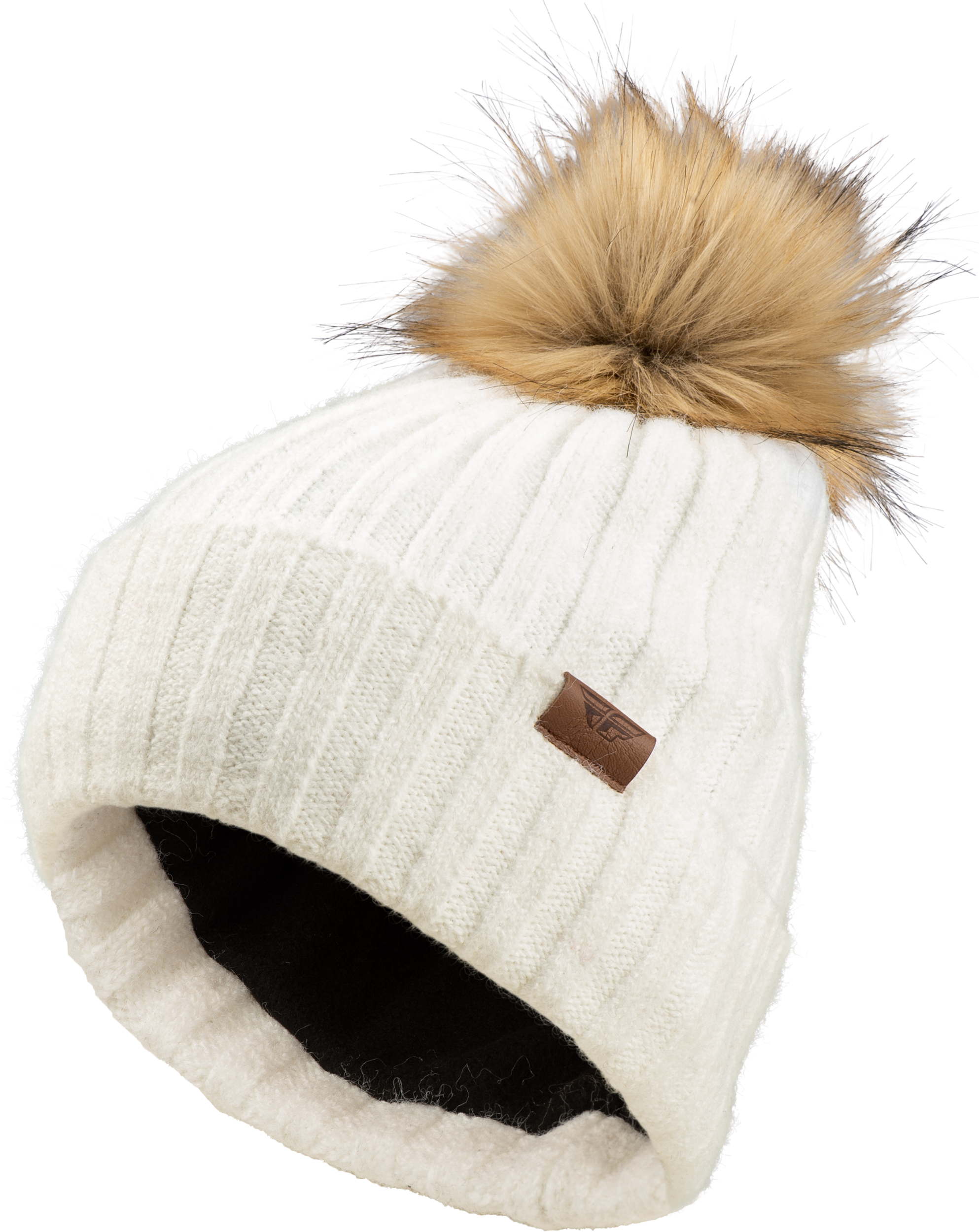 FLY WOMEN'S SNOW POM BEANIE BEIGE