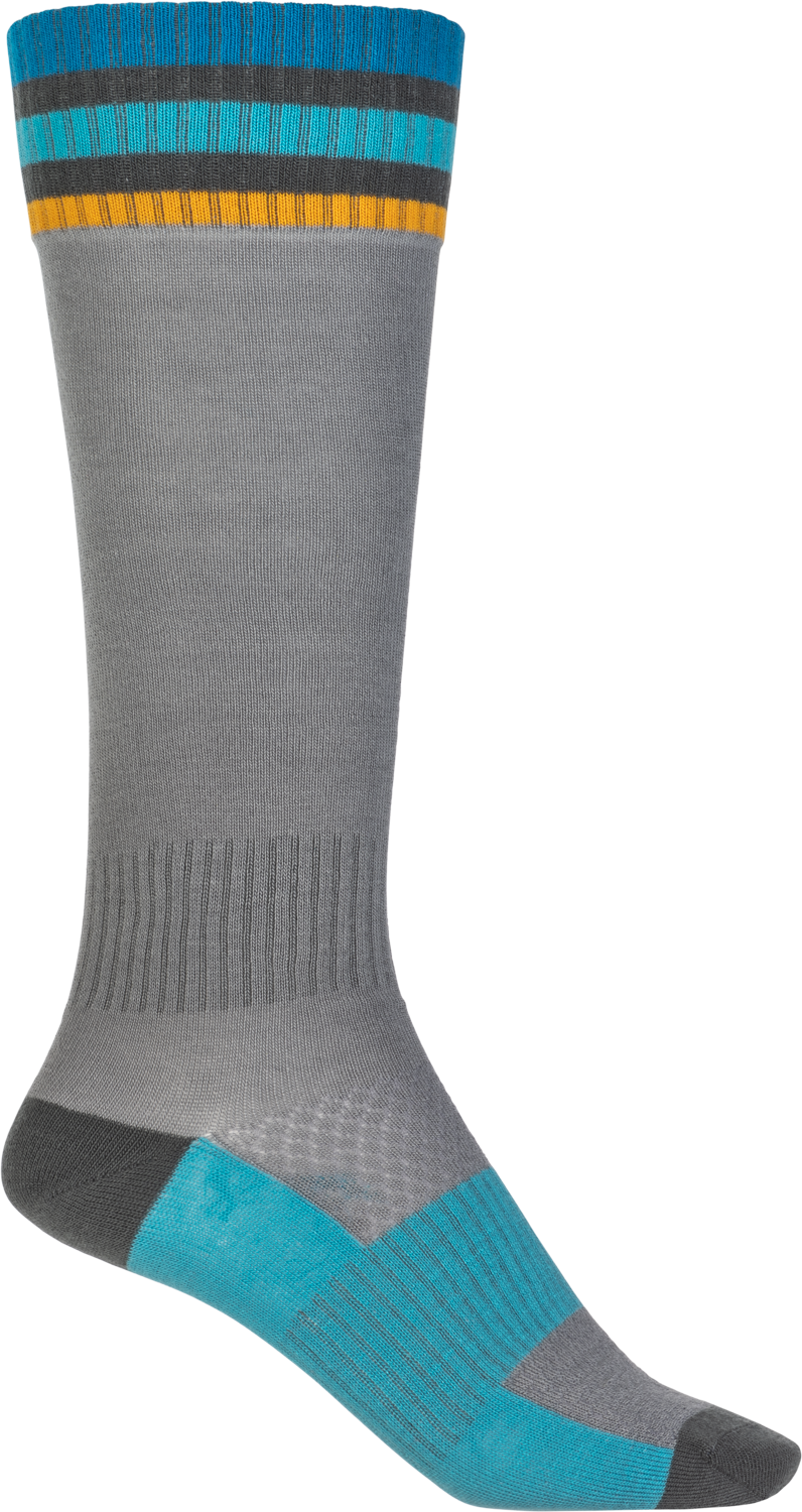 YOUTH MX SOCKS THIN GREY